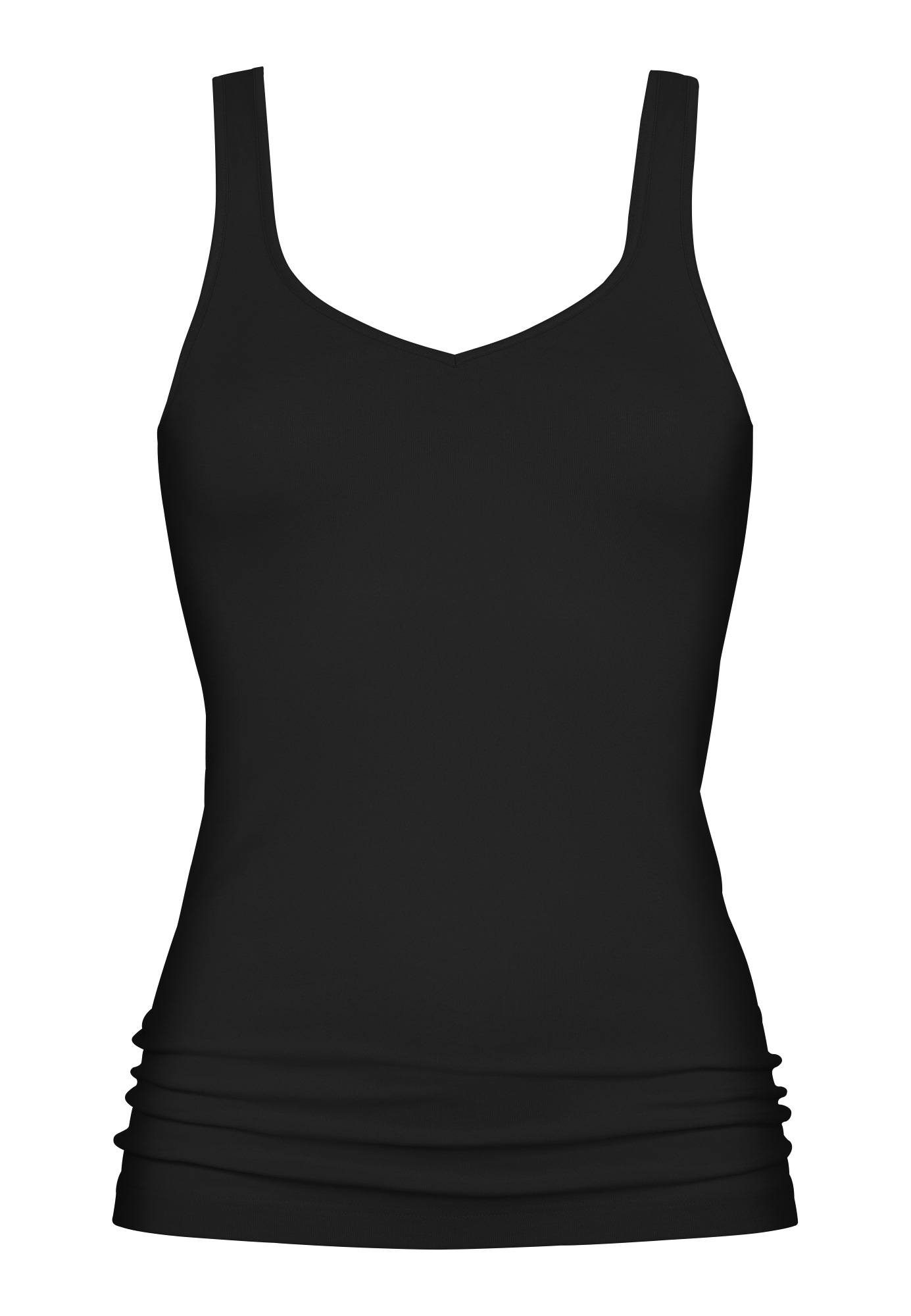 Mey Tanktop "Noblesse" schmale Passform, breite Träger, tiefer V-Ausschnitt günstig online kaufen