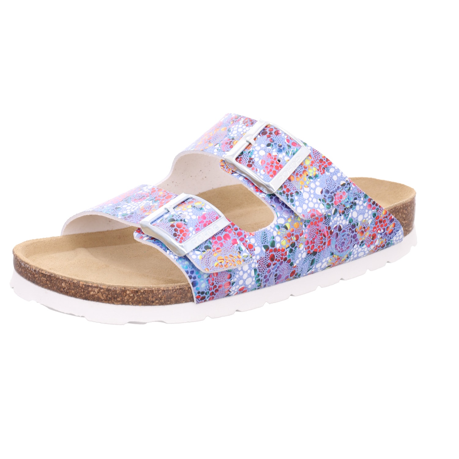 Rohde Pantolette "Alba" Sommerschuh, Hausschuh mit verstellbaren Schnallen