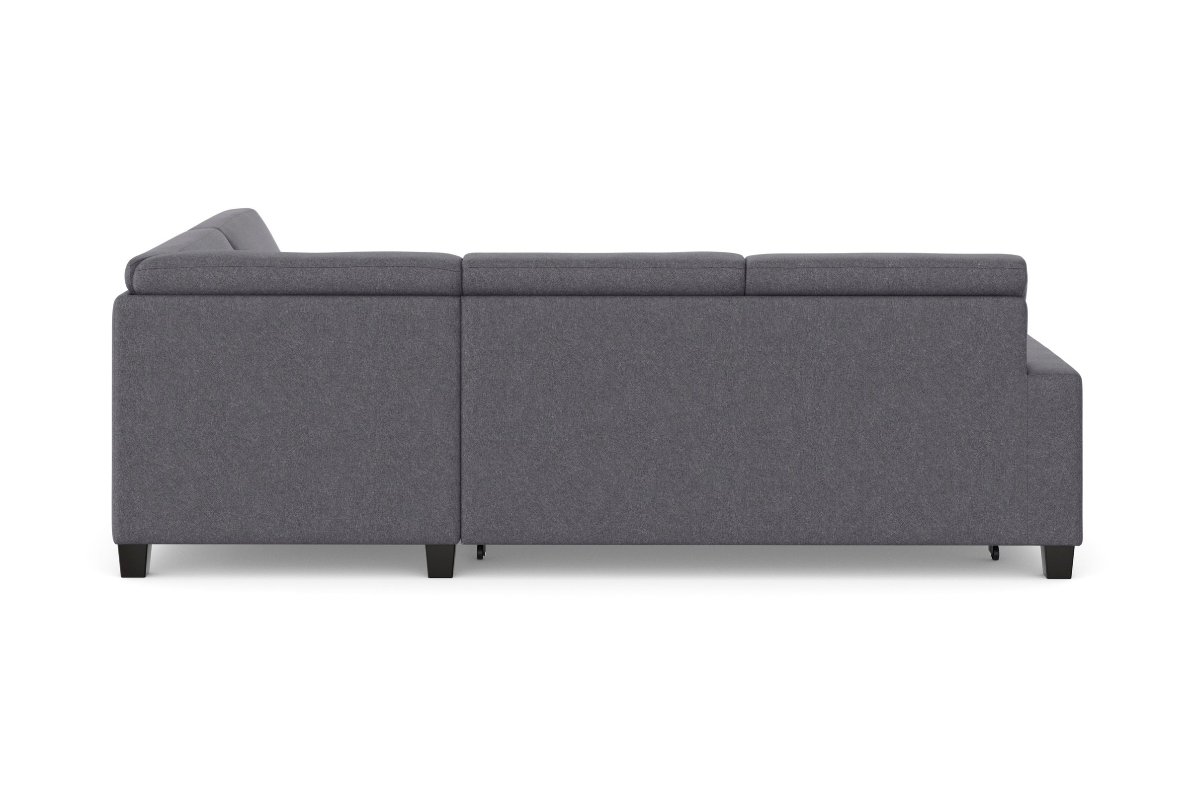 DOMO collection Ecksofa »Florentina zeitlos und elegant, Sitznähte als Designelement, L-Form«, wahlweise mit Bettfunktion, mit Kontrastnaht, Komfortsitzhöhe 47cm
