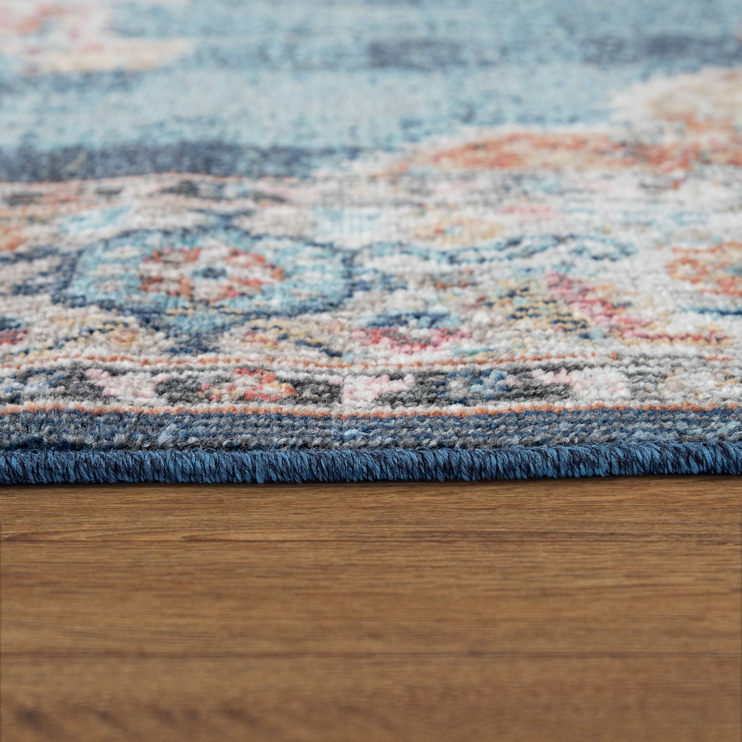 Paco Home Teppich »Torres 275«, rund, 8 mm Höhe, Kurzflor, Orient-Optik, Vintage Design, In- und Outdoor geeignet