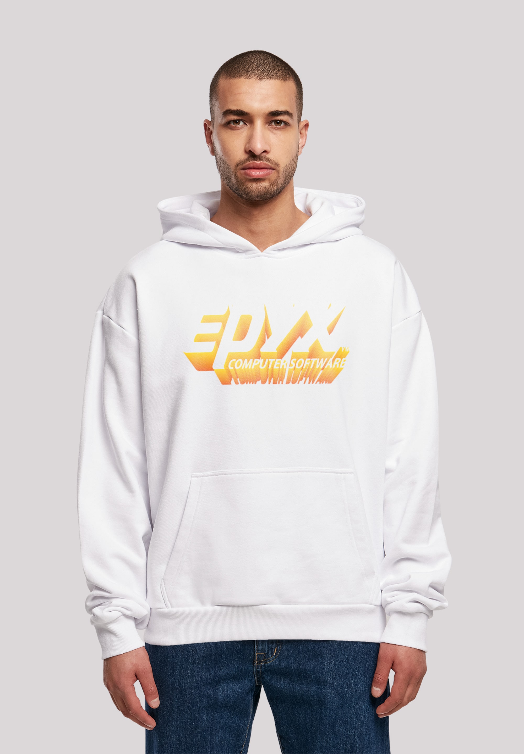 F4NT4STIC Kapuzenpullover »EPYX Computer Software Logo 3D SEVENSQUARED«, Print