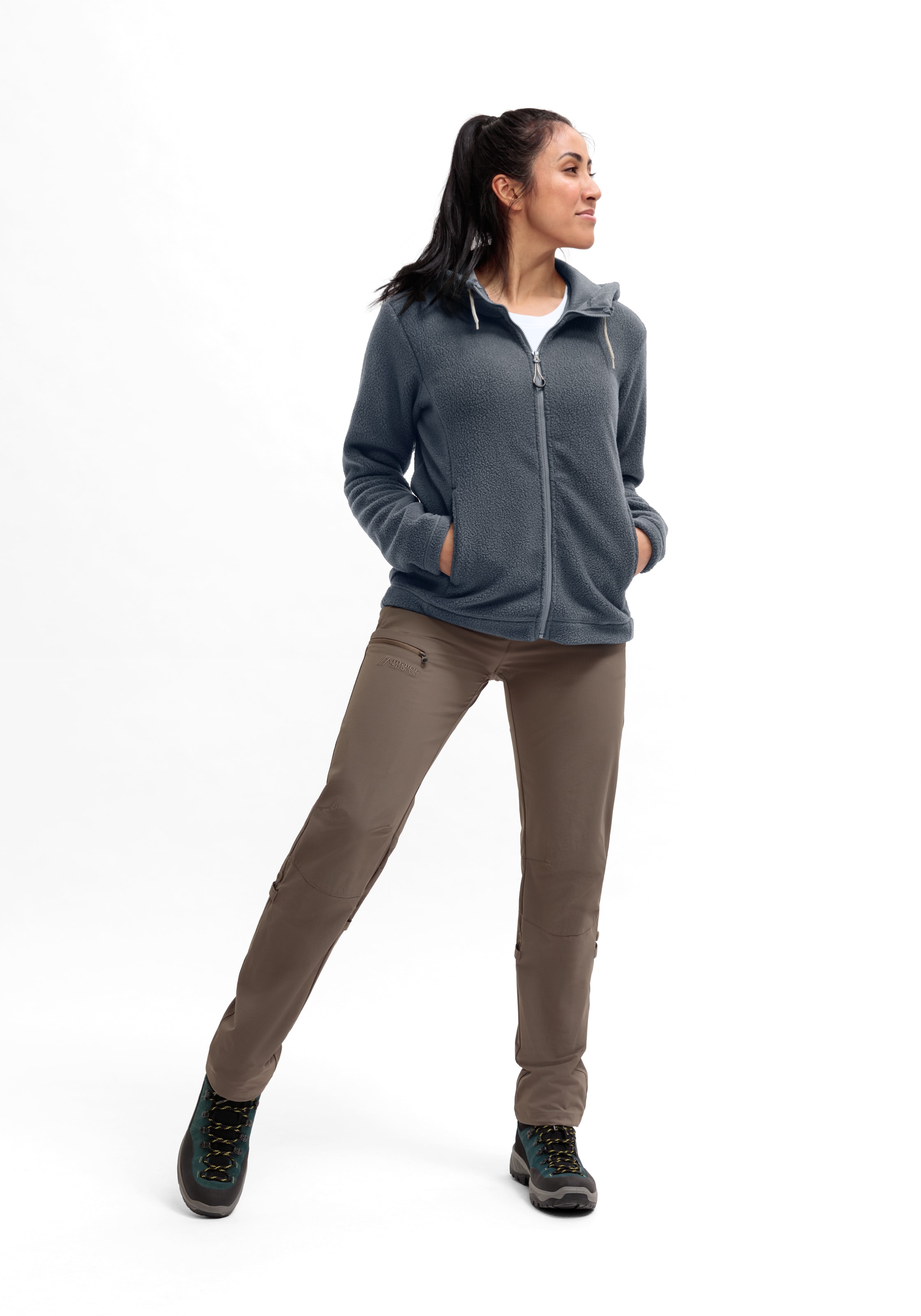 Maier Sports Fleecejacke »Racka W«, Damen Fleece, funktioneller Midlayer, Full-Zip