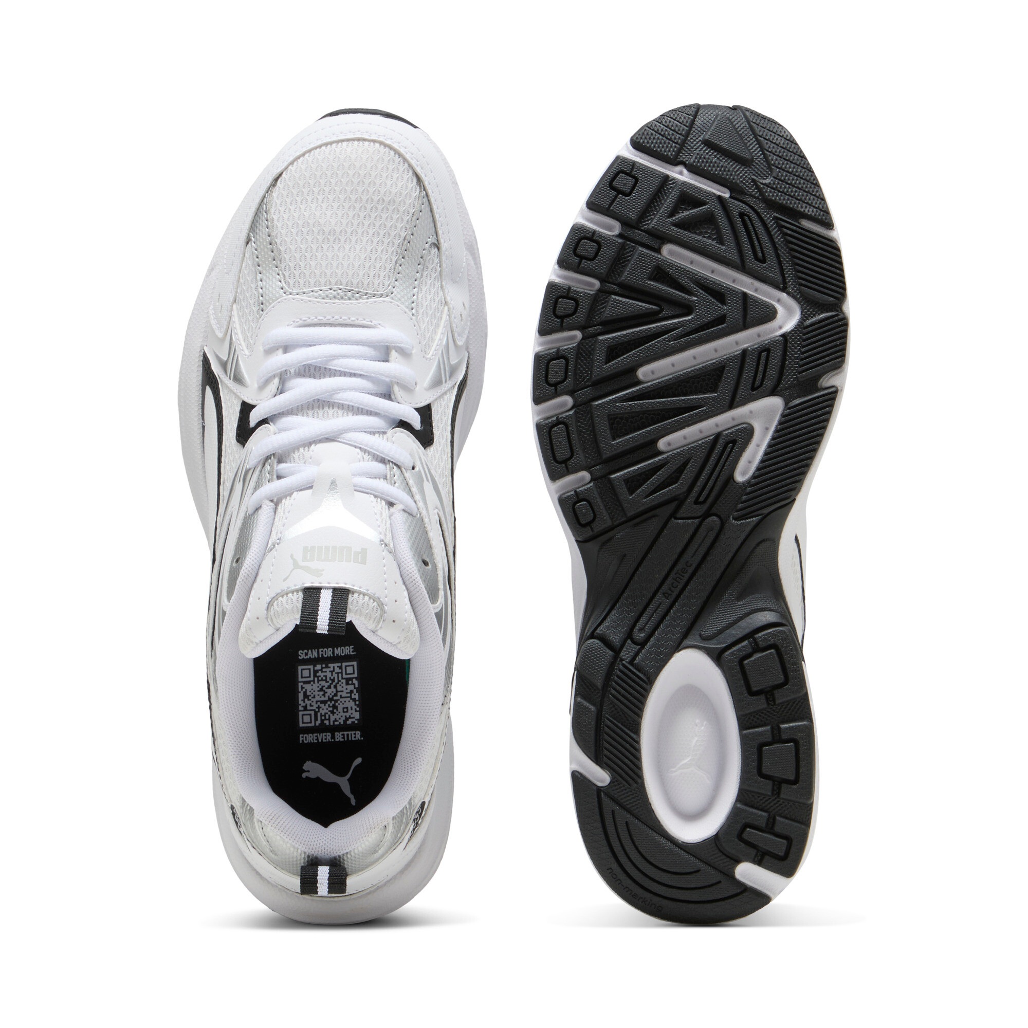 PUMA Milenio Tech Sneaker Black-White 43 3