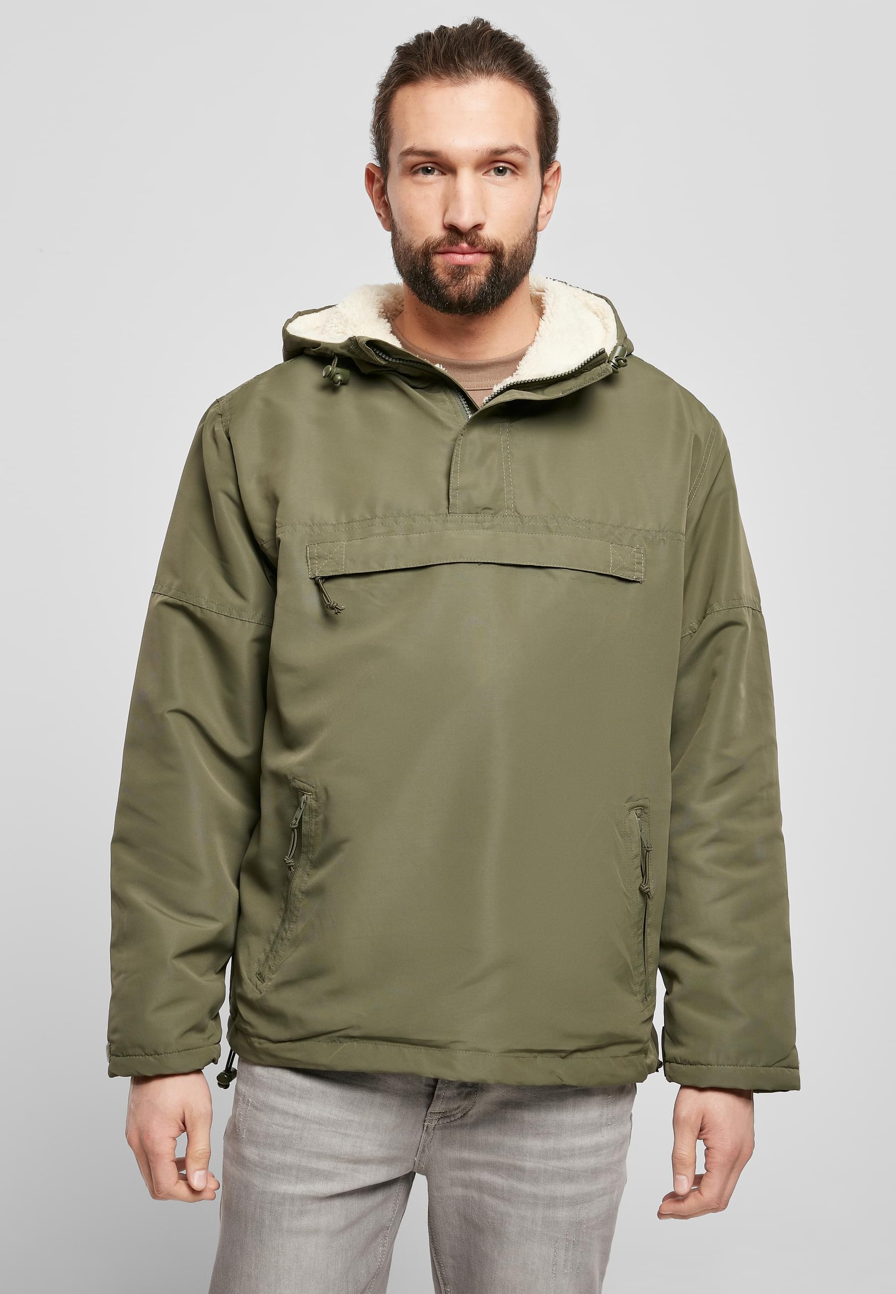 Brandit Allwetterjacke »Brandit Herren Windbreaker Sherpa«, (1 St.), mit Kapuze