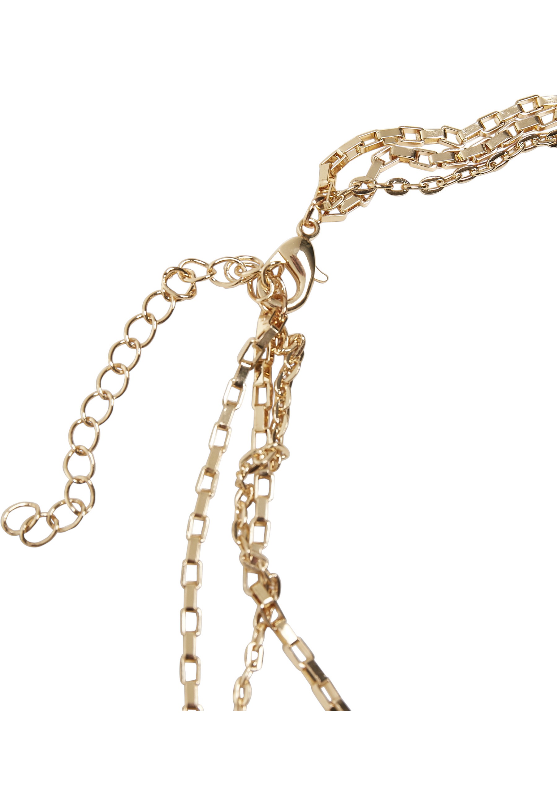 URBAN CLASSICS Edelstahlkette »Urban Classics Unisex Layering Amulet Necklace«