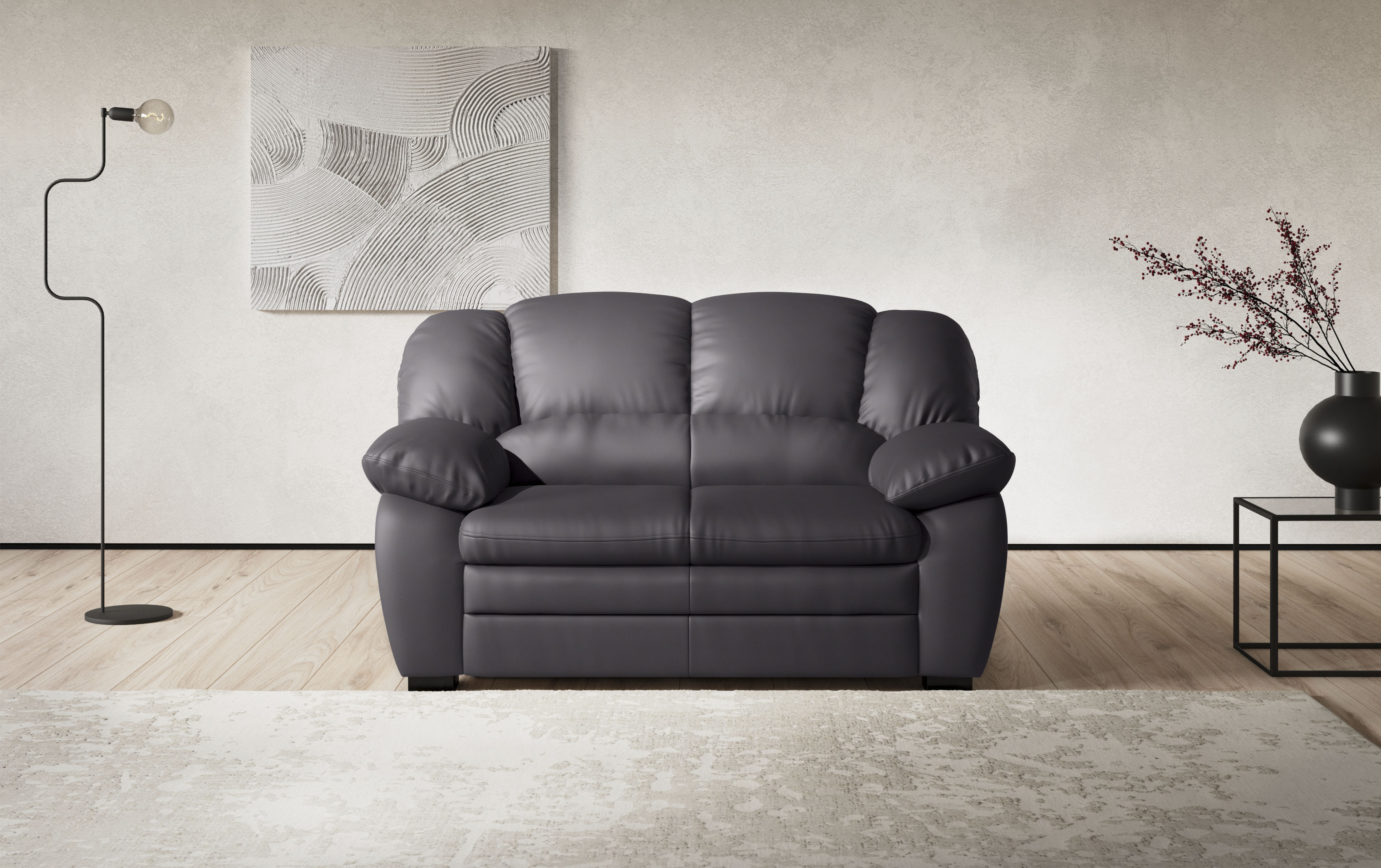 COTTA 2-Sitzer "Casino Sofa, mit extra breiten Armlehnen, B: 159 cm" Polstergarnitur, auch als Set erhältlich