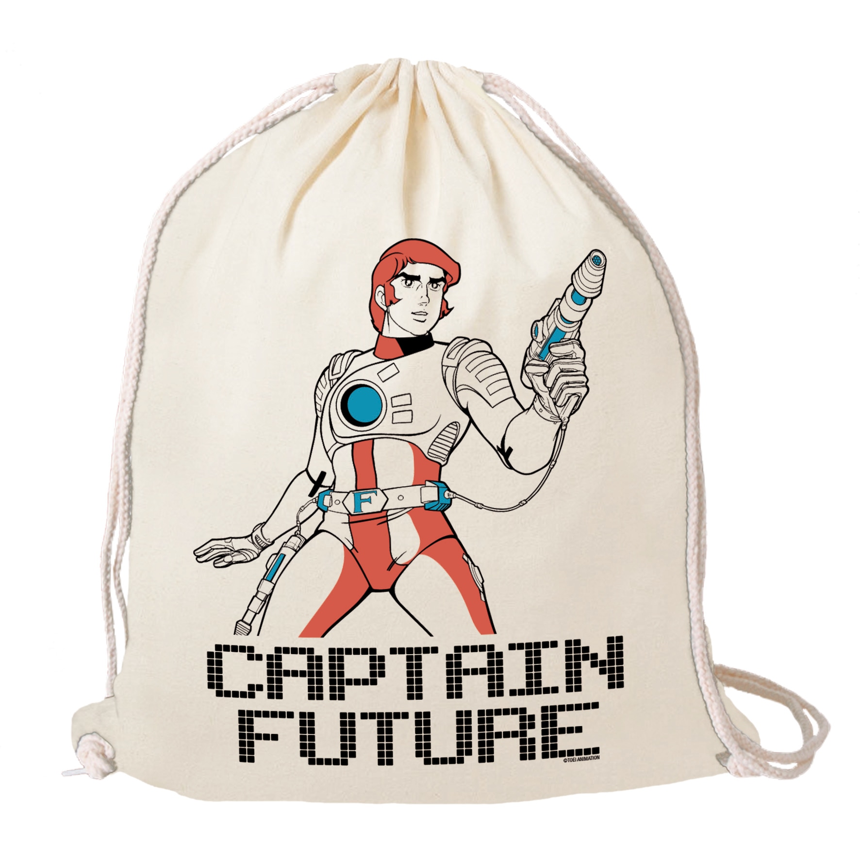 LOGOSHIRT Kulturbeutel "Turnbeutel Captain Future", mit Wizard Of Science Captain Future-Print