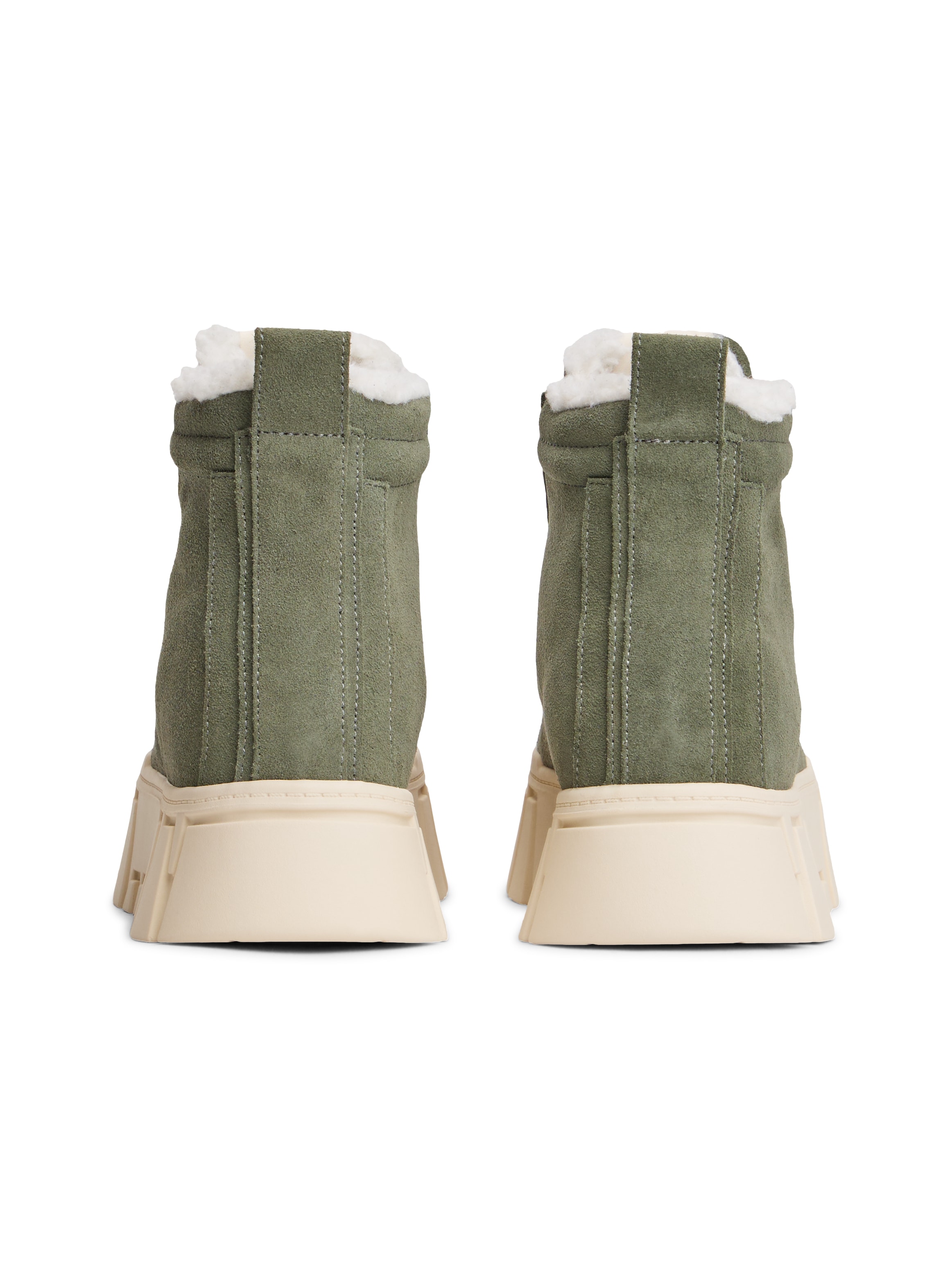 Tommy Jeans Winterboots »TJW VULC FLATFORM SUEDE WL«, Schnürboots, High Top-Sneaker mit markanter Plateausohle