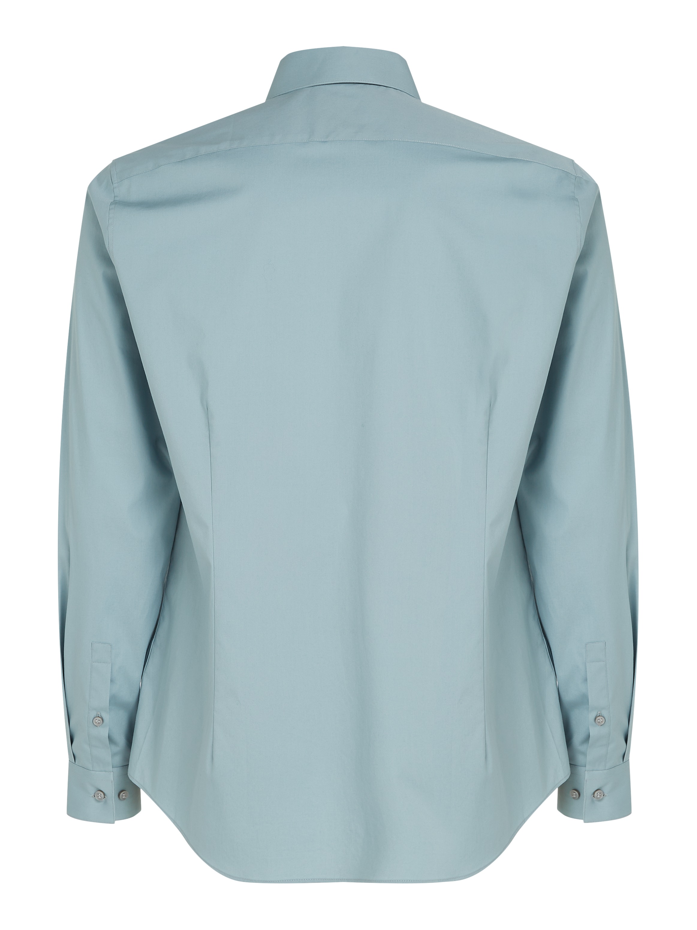 Calvin Klein Businesshemd »POPLIN STRETCH SLIM SHIRT« mit Kentkragen, Logoprint auf Brusthöhe