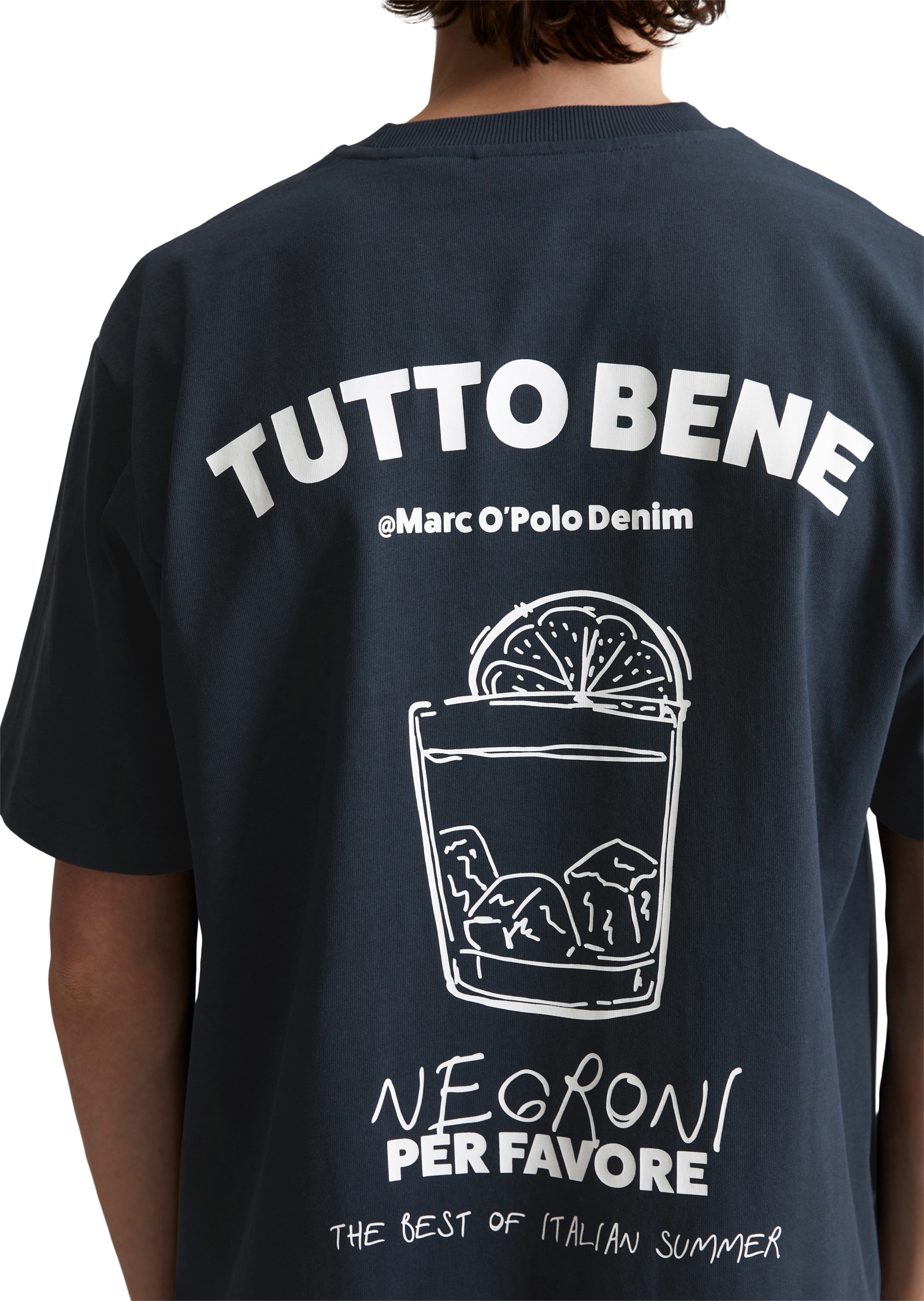 Marc O'Polo DENIM T-Shirt »mit Print auf Vorder- und Rückseite«