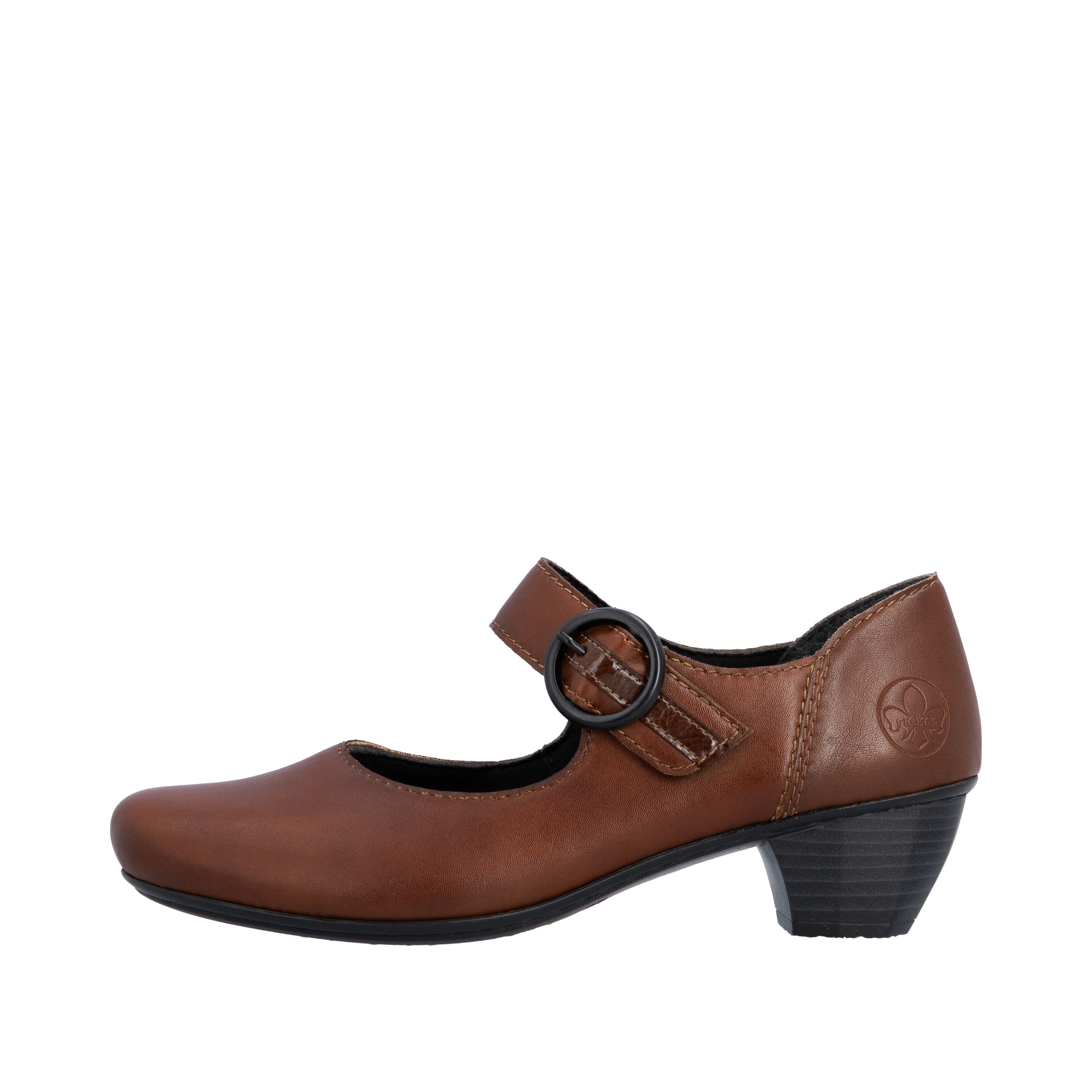 Rieker Spangenpumps  , Festtagsschuh, Pumps, Trichterabsatz, mit Klettriemchen