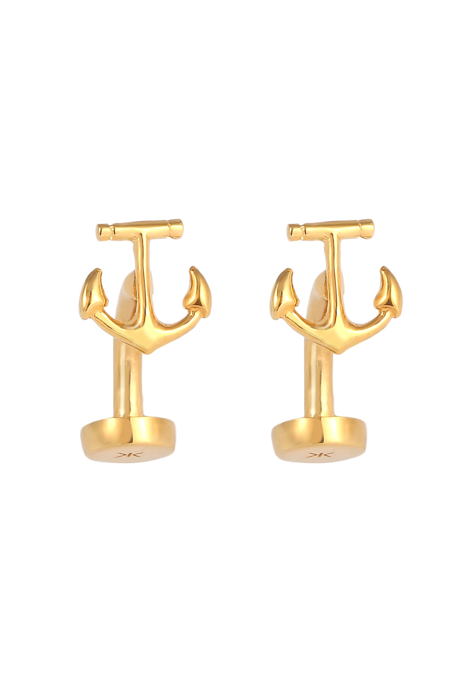 Kuzzoi Manschettenknöpfe »Manschettenknopf Anker Symbol Maritim edel 925 Silber«