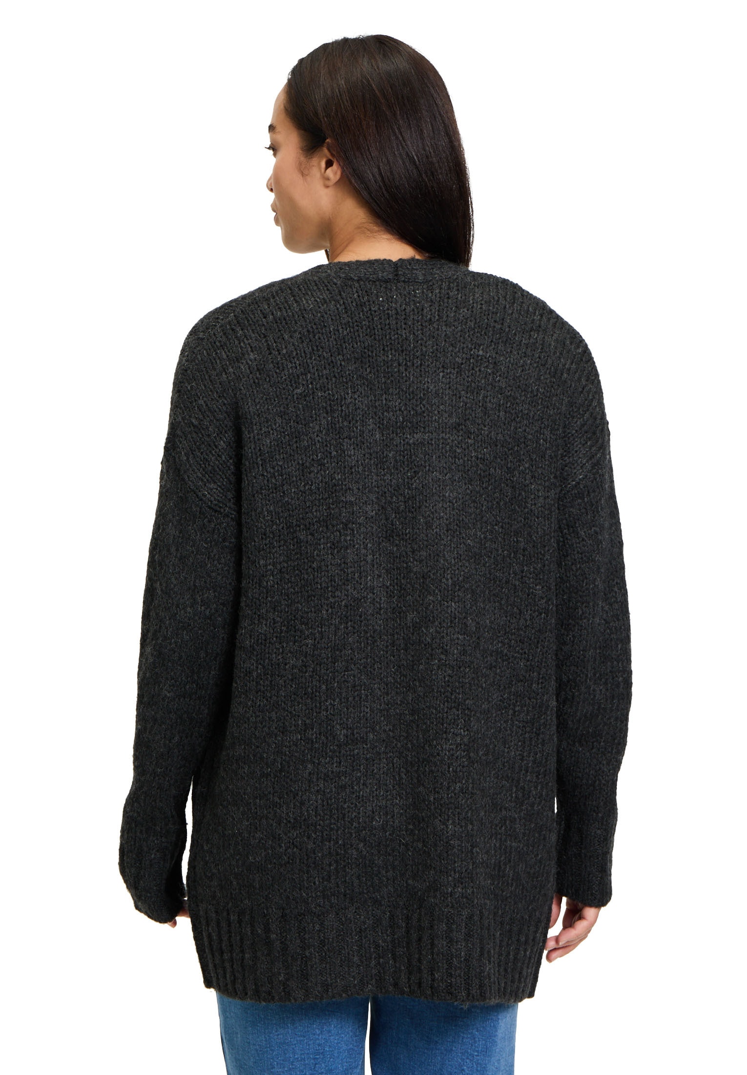 Cartoon Strickjacke »Cartoon Basic-Strickjacke mit Taschen«, Rippbündchen