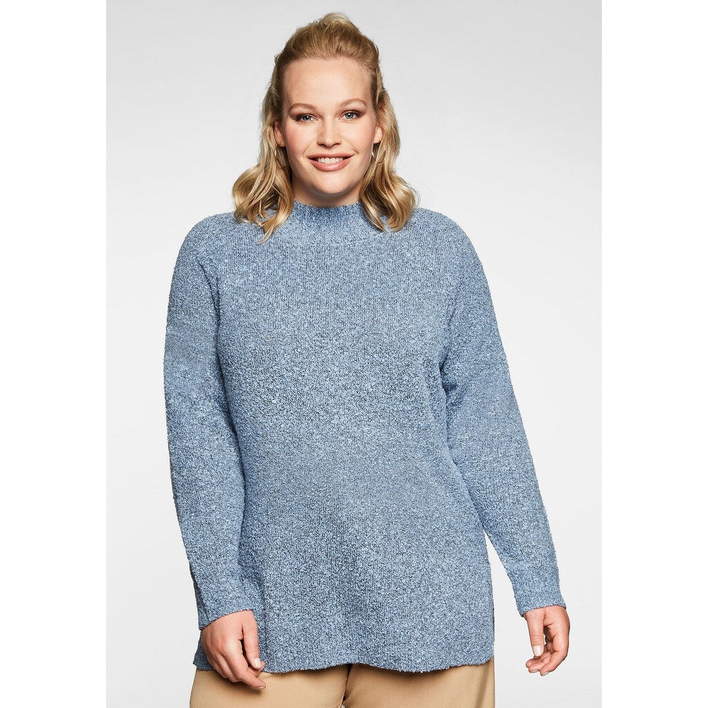 Sheego Stehkragenpullover »Pullover«