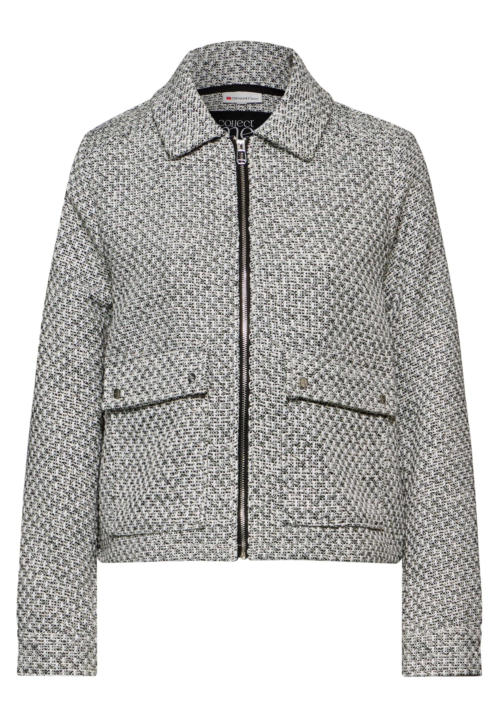 STREET ONE Kurzjacke, ohne Kapuze, aus softem Materialmix