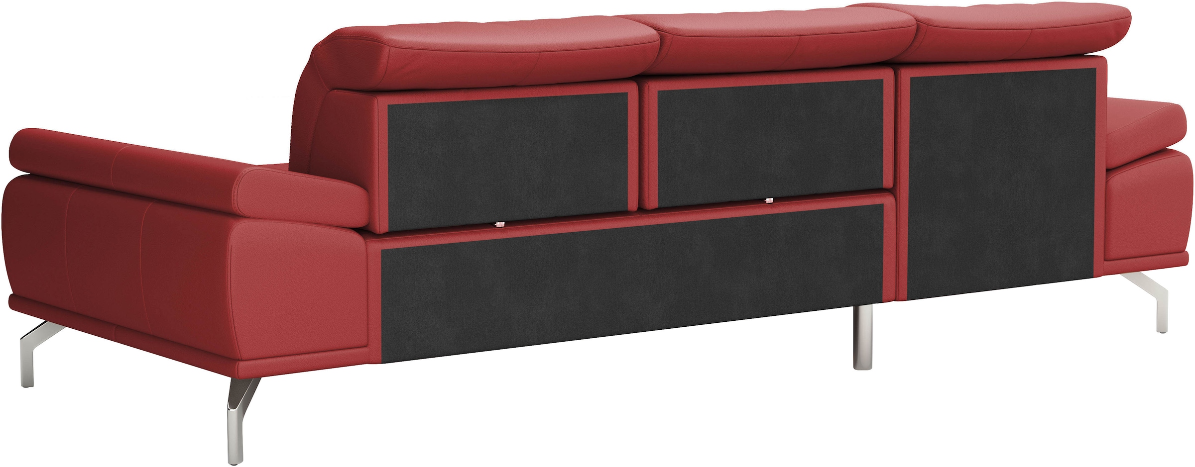 Places of Style Ecksofa »Caluna«, Inkl.Sitztiefenverstellung, wahlweise mit Kopf- und Armteilverstellung