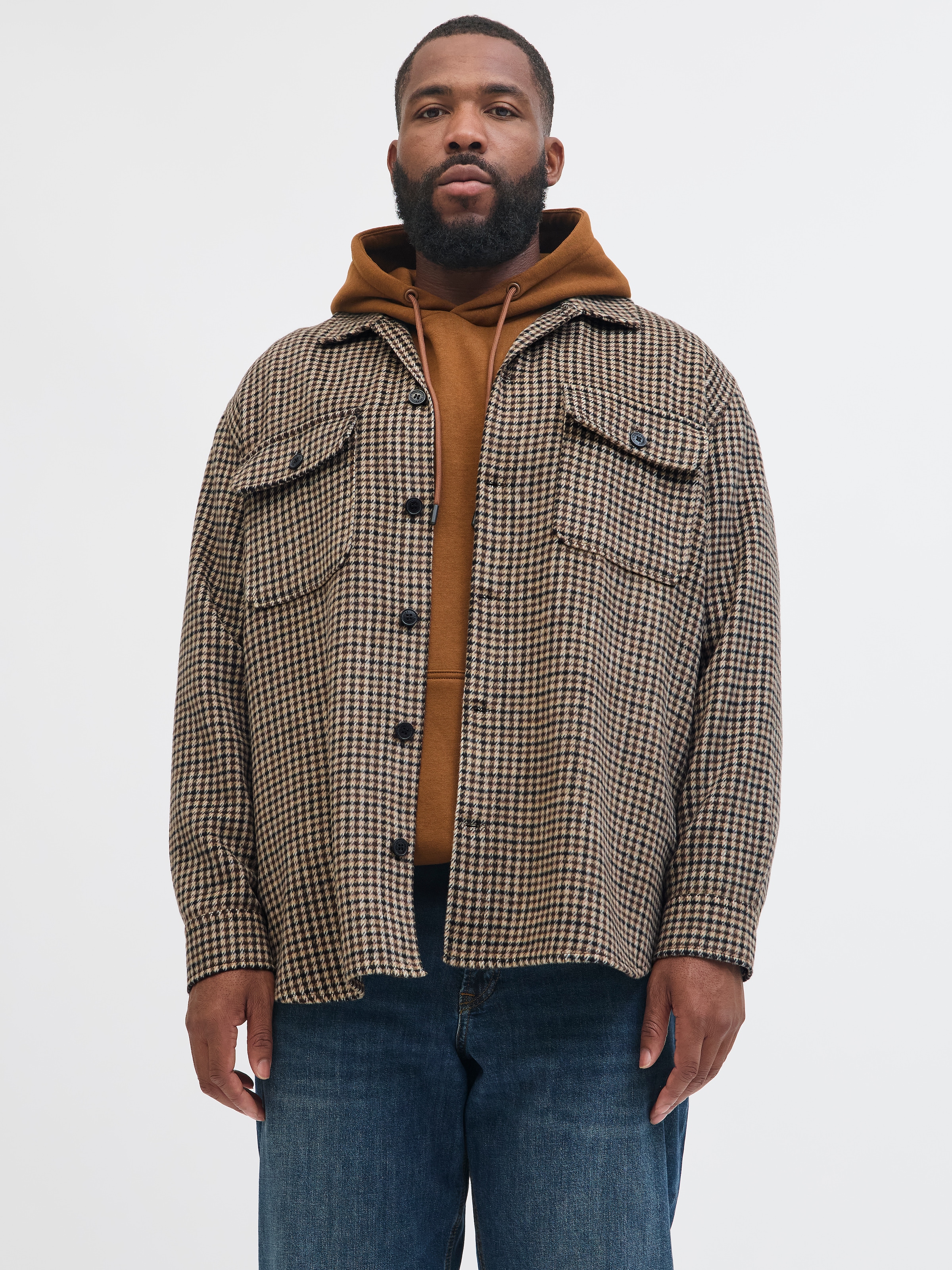 Jack & Jones PlusSize Langarmhemd JJEBRADLEY günstig online kaufen