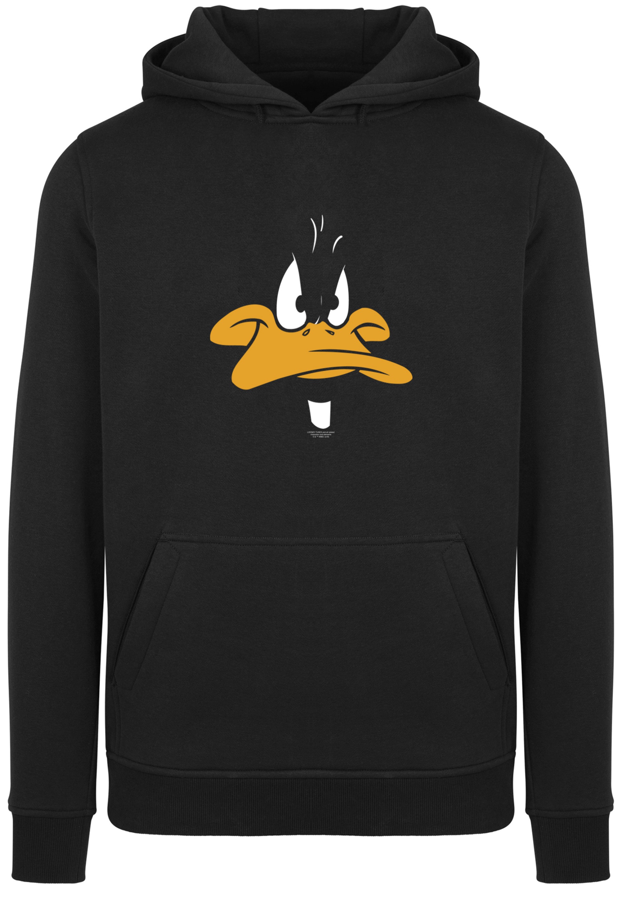 F4NT4STIC Sweatshirt »Looney Tunes Daffy Duck Big Face«, Herren,Premium Merch,Slim-Fit,Kapuzenpullover,Bedruckt