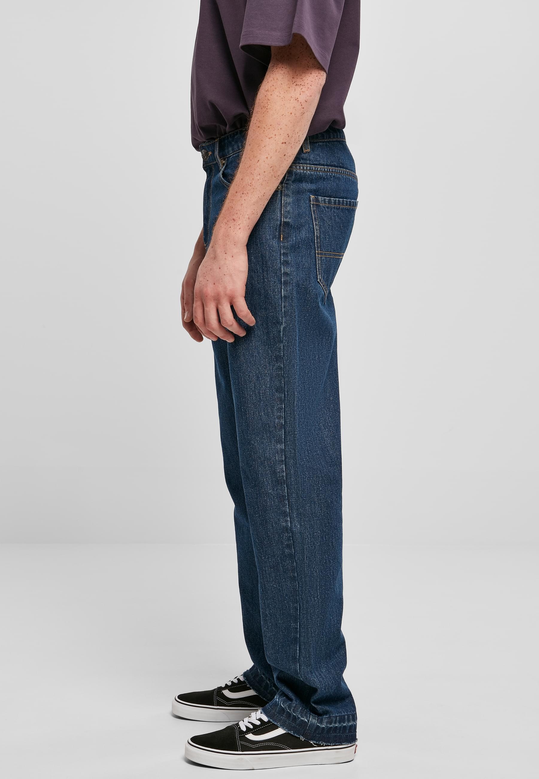 URBAN CLASSICS Bequeme Jeans »Urban Classics Herren Open Edge Loose Fit Jeans«, (1 tlg.)