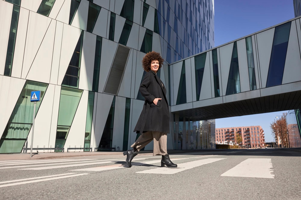 Rieker Stiefelette, Businessstiefelette, Blockabsatz, Boots mit Innenreißverschluss
