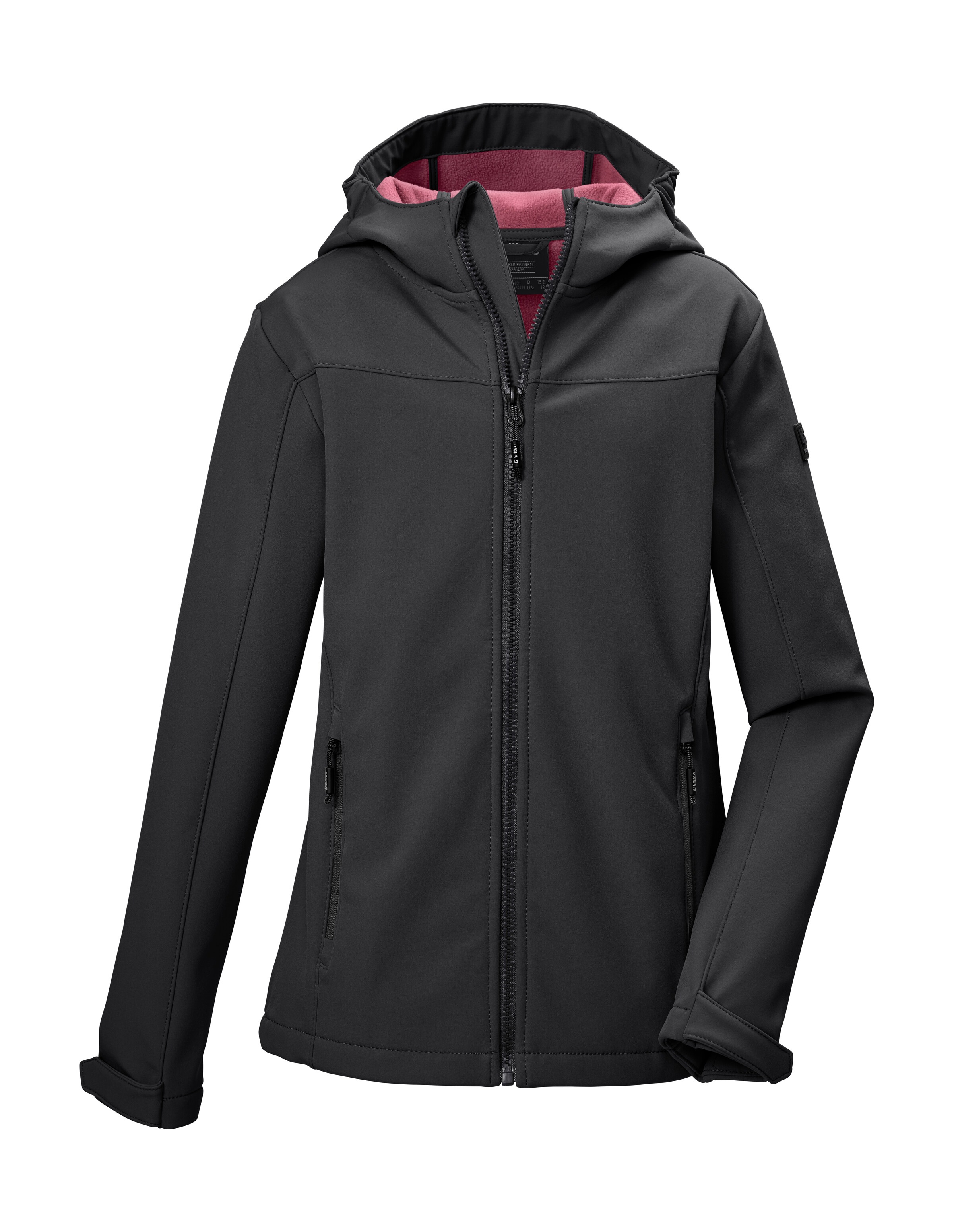 Killtec Softshelljacke »KOS 483 GRLS SFTSHLL JCKT« Winddichte Mädchen Softshelljacke, 10.000 mm wasserabweisend