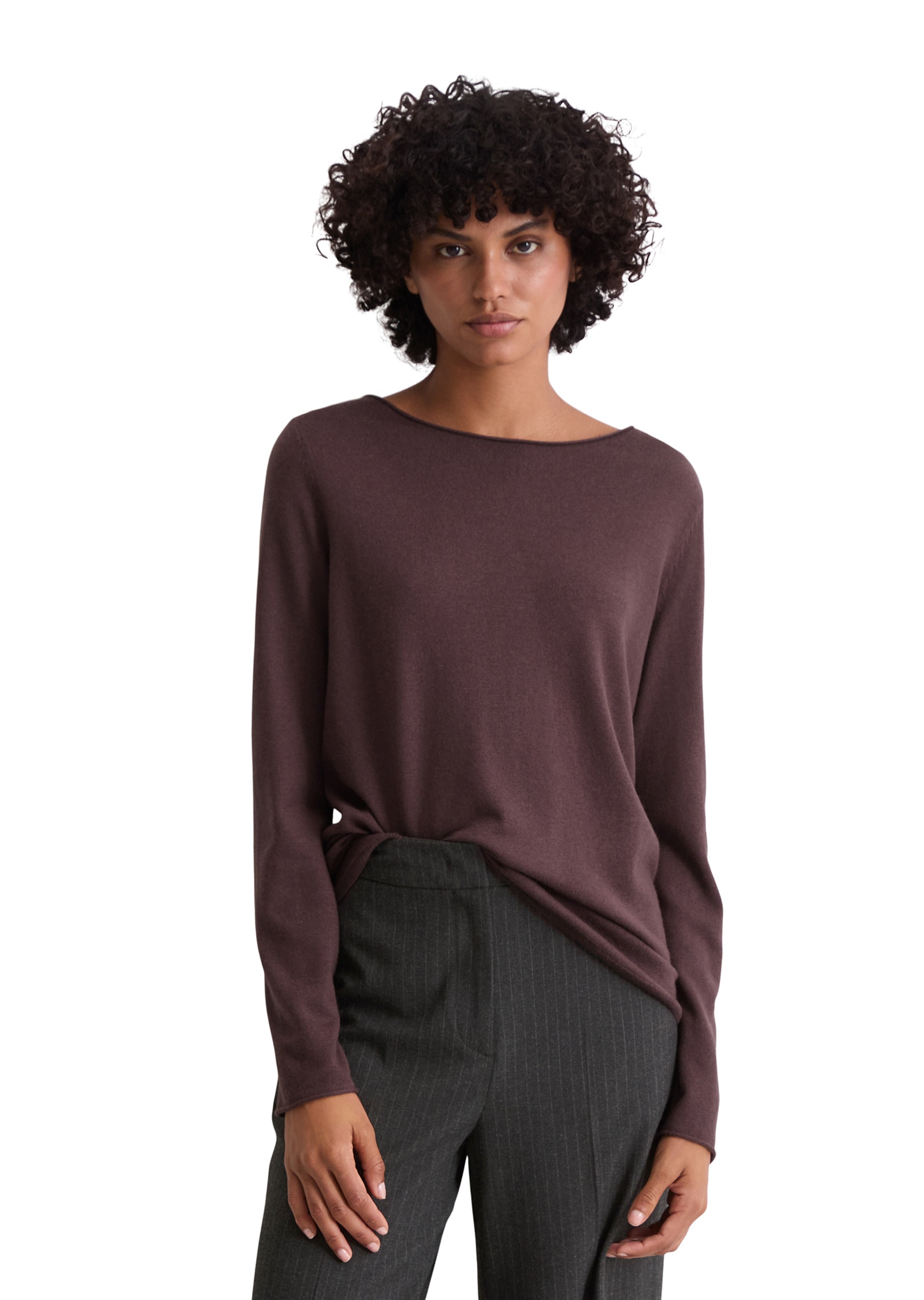 Marc OPolo Strickpullover "aus softem Schurwolle-Mix" günstig online kaufen