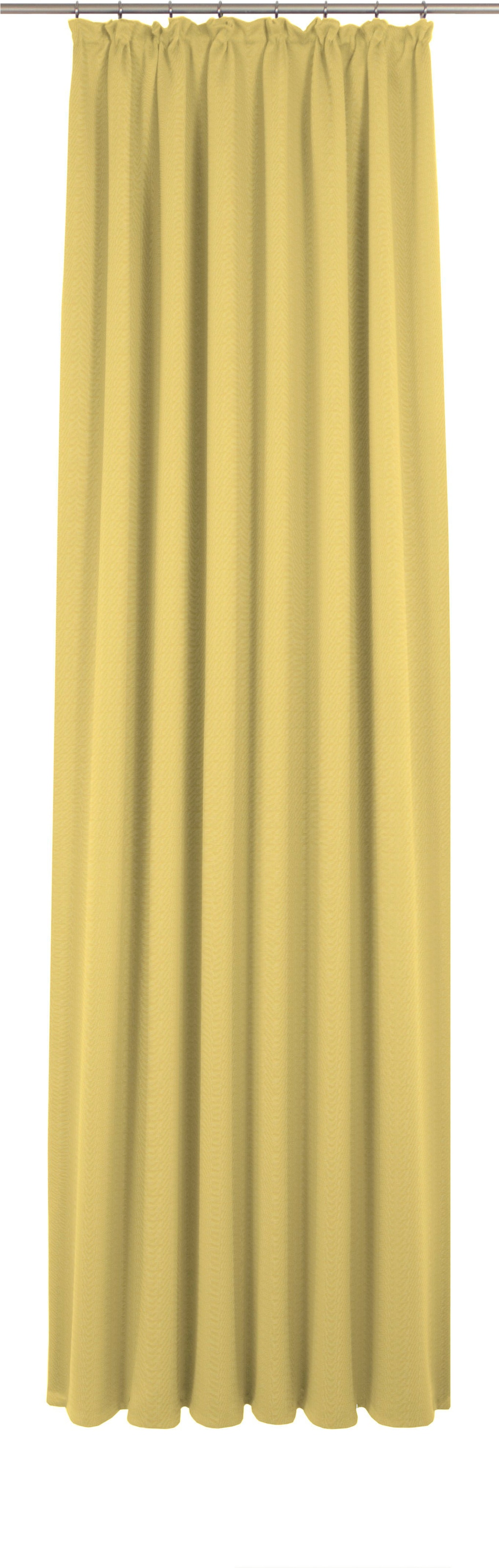 Adam "Uni Collection light, nach Wunschmaß" Kräuselband 1 Stk. tlg. aus 100% Bio-Baumwolle, Vorhang nach Wunschmaß