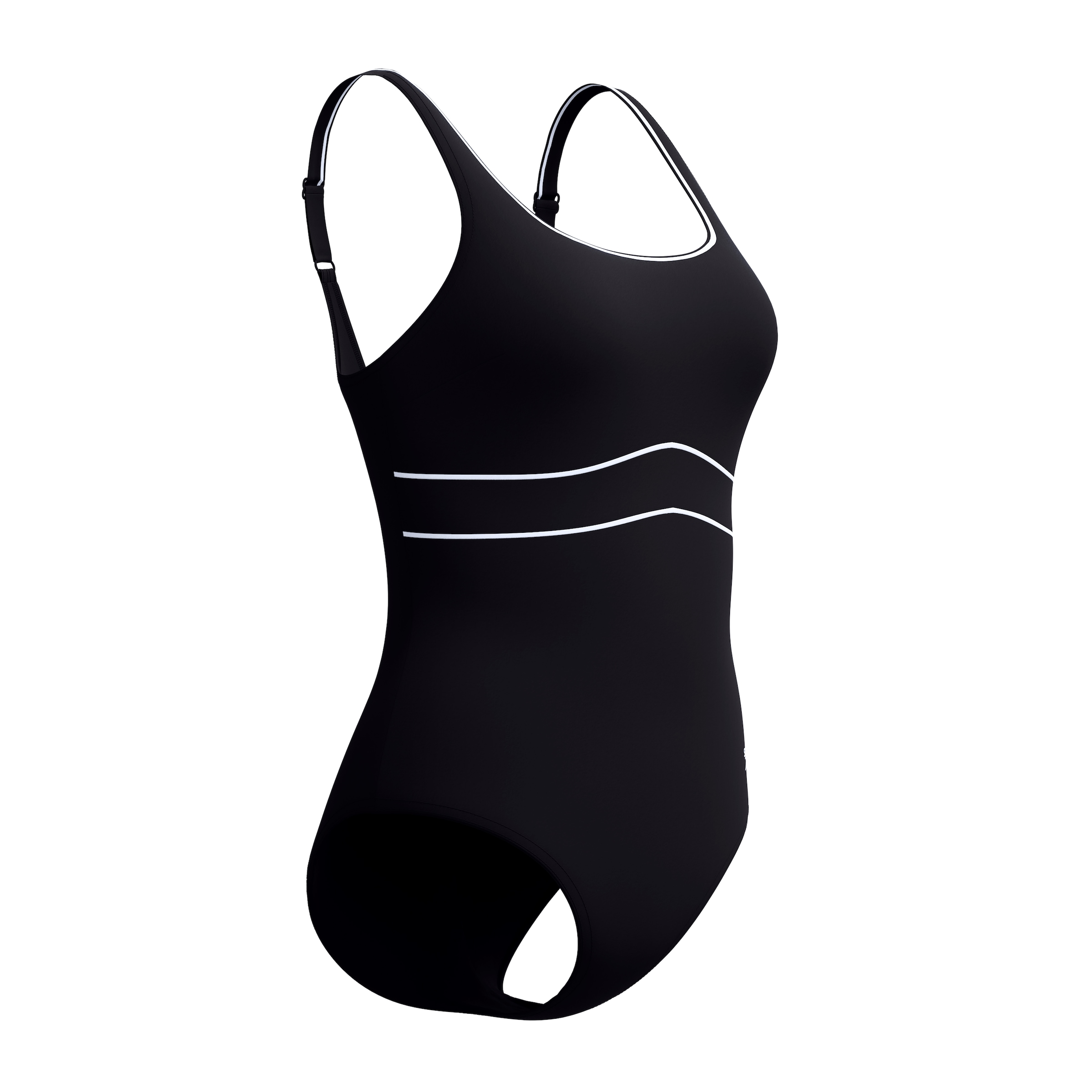 Speedo Badeanzug »WOMENS SHAPING CONTOURECLIPSE« formgebender Stoff, mittlere Brustunterstützung, schnell trocknend