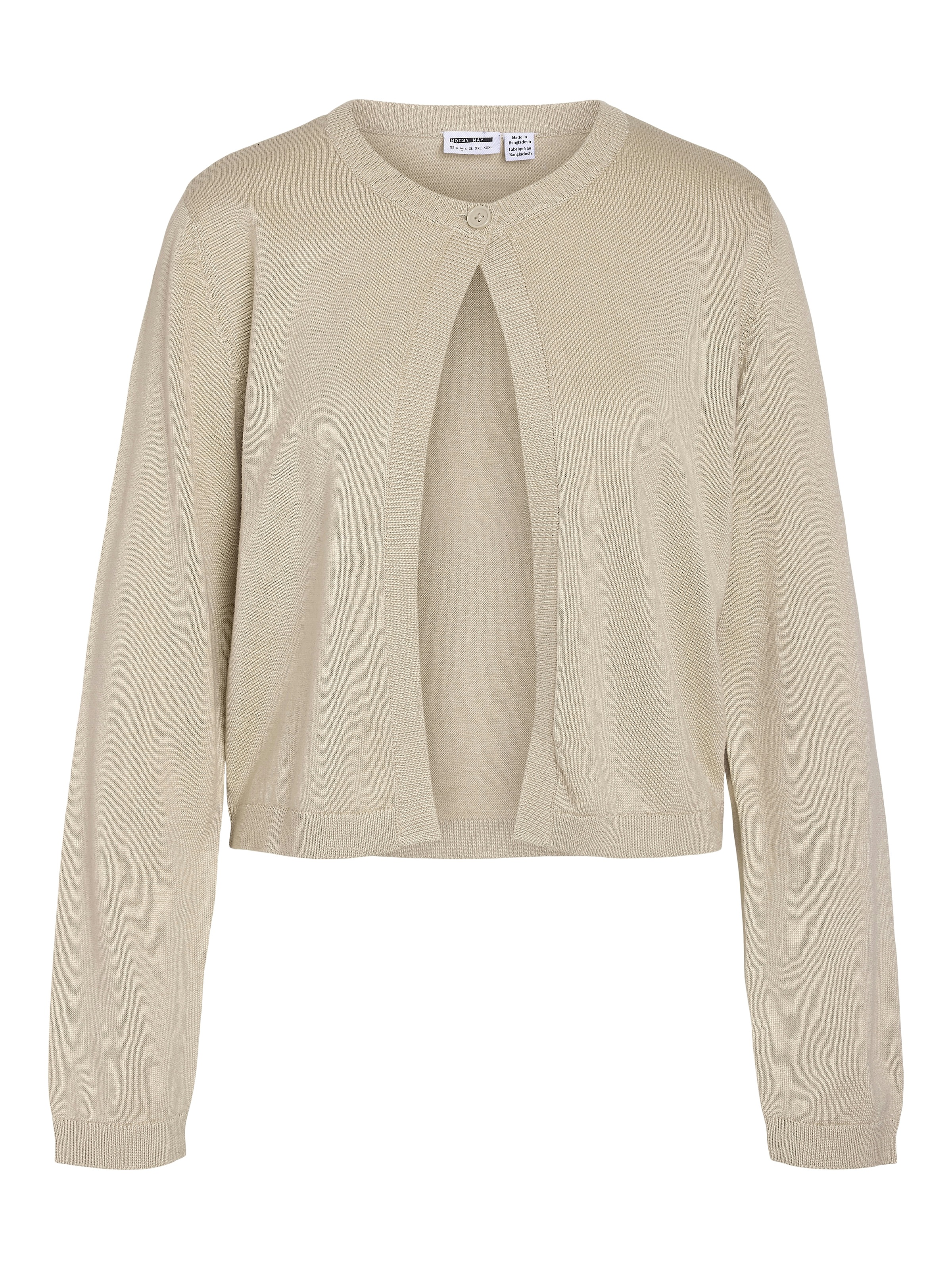 Noisy may Strickjacke »NMMAYSA L/S O-NECK KNIT CARDIGAN NOOS« Baumwollmischung, regular fit