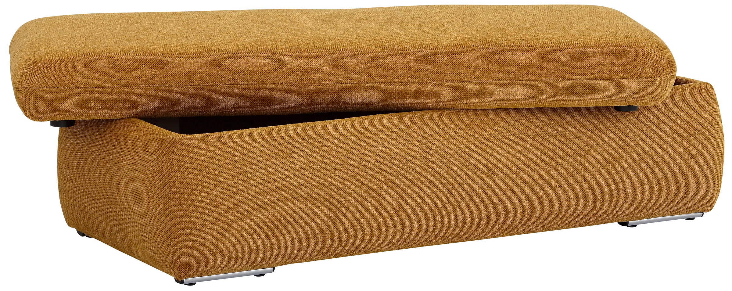 INOSIGN Polsterhocker »Avesa«, Mit großem Staufach, passend zur Serie "Avesa", B/T/H: 136/64/43 cm