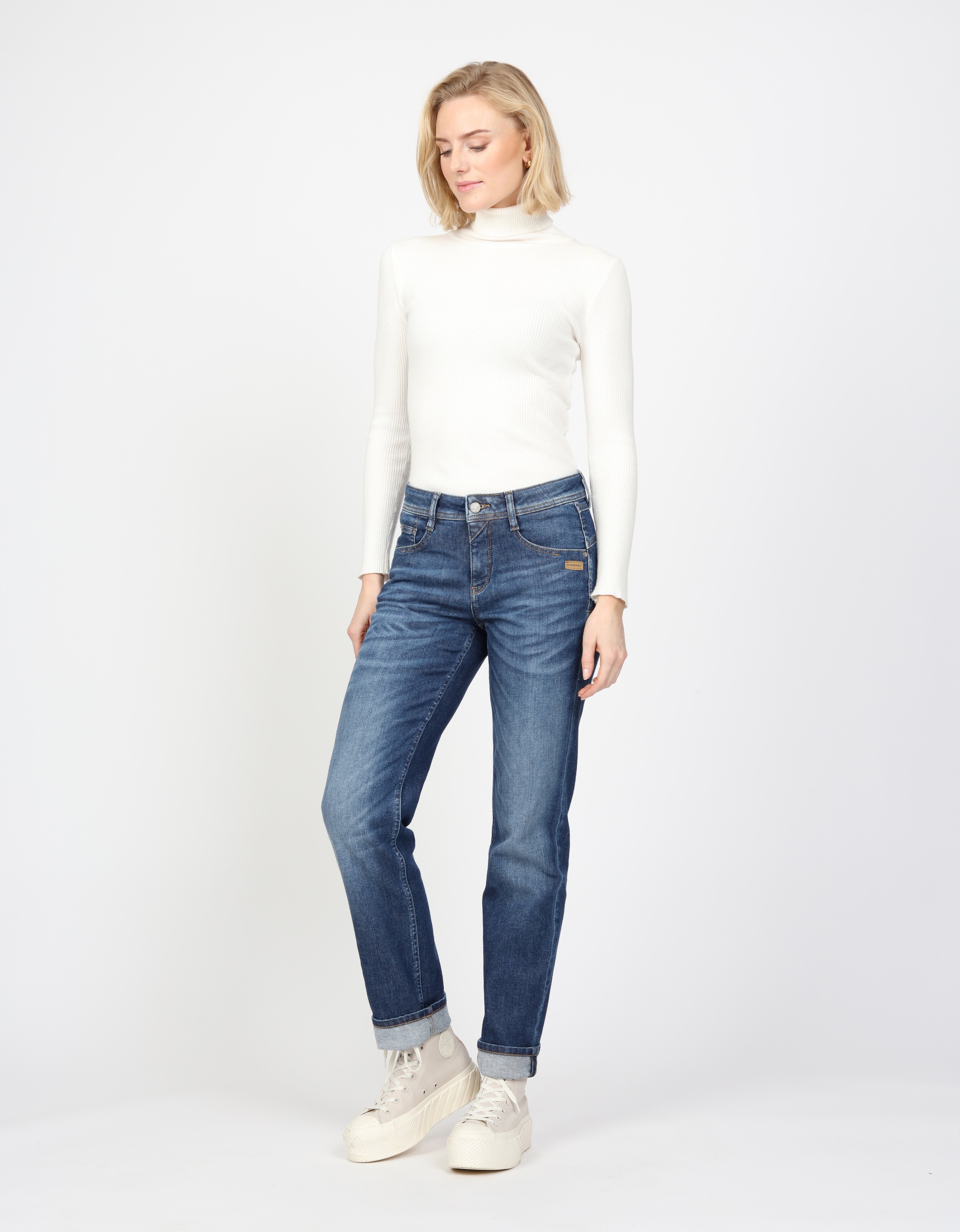 GANG Straight-Jeans "GANG Jeans Straight Fit 94AMELIE STRAIGHT" günstig online kaufen