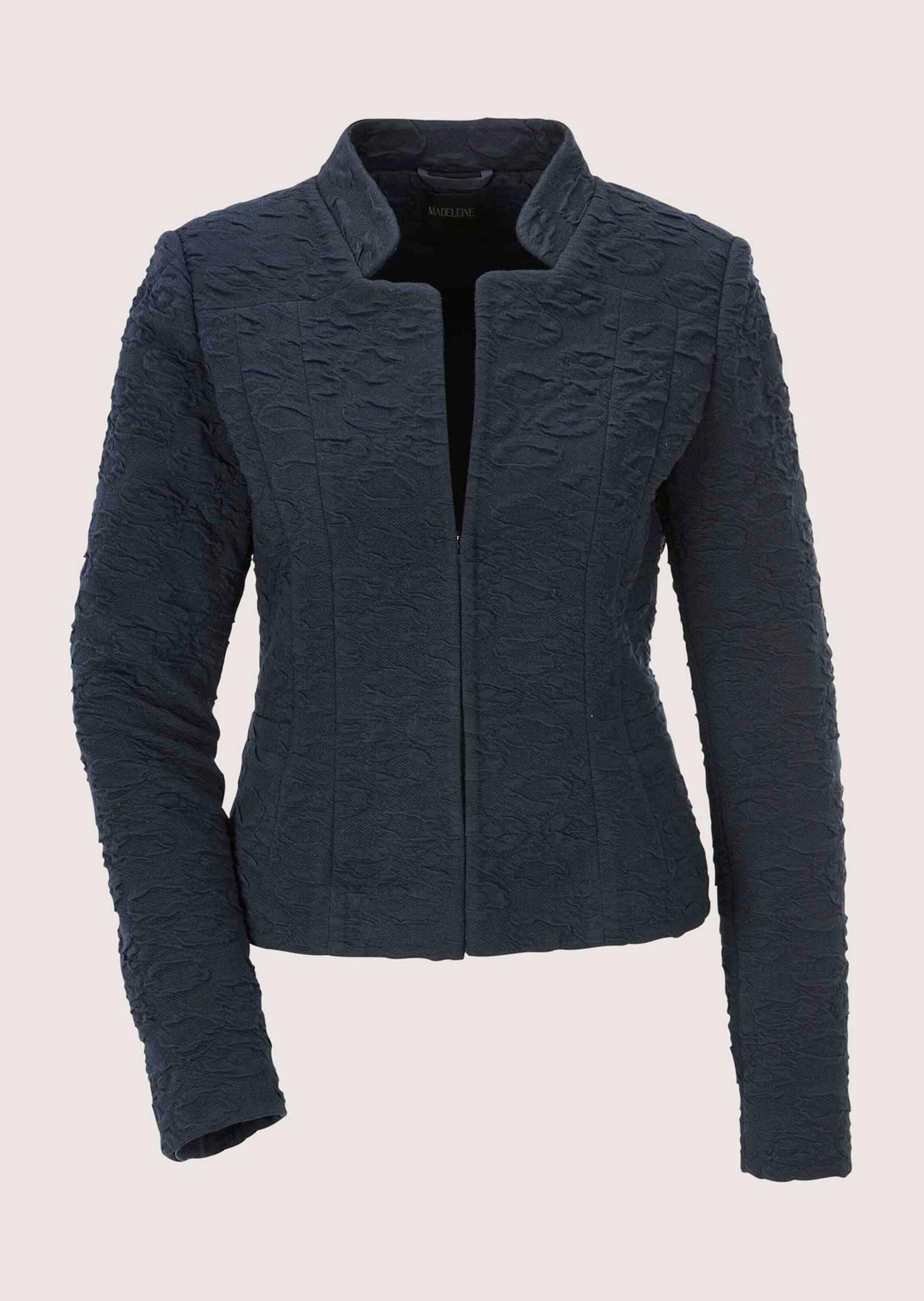 MADELEINE Jackenblazer "Jerseyblazer Moderner Businessblazer mit Leo-Muster" Jersey Blazer, Leomuster