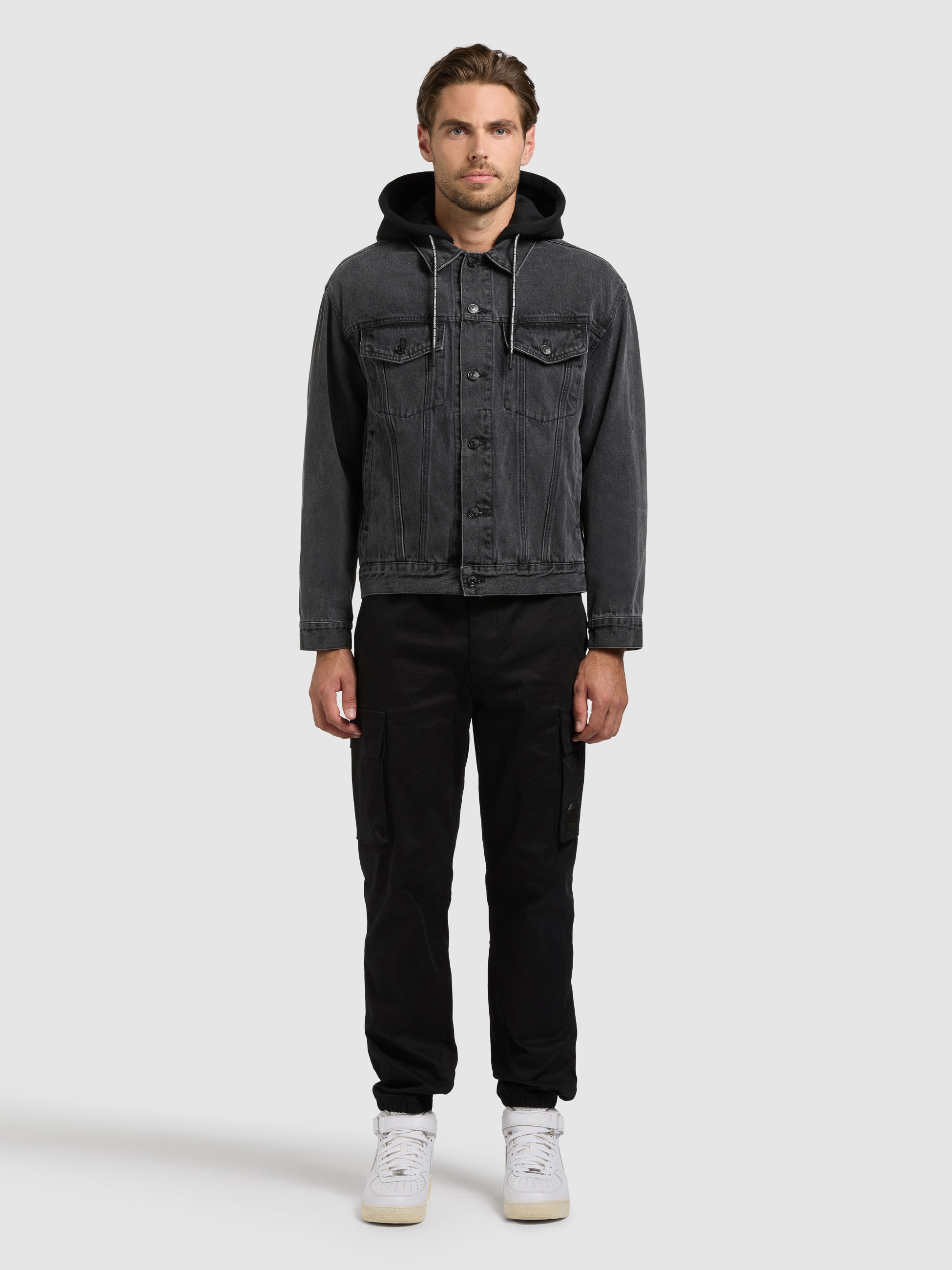 khujo Jeansjacke »JOKIN« mit Kapuze