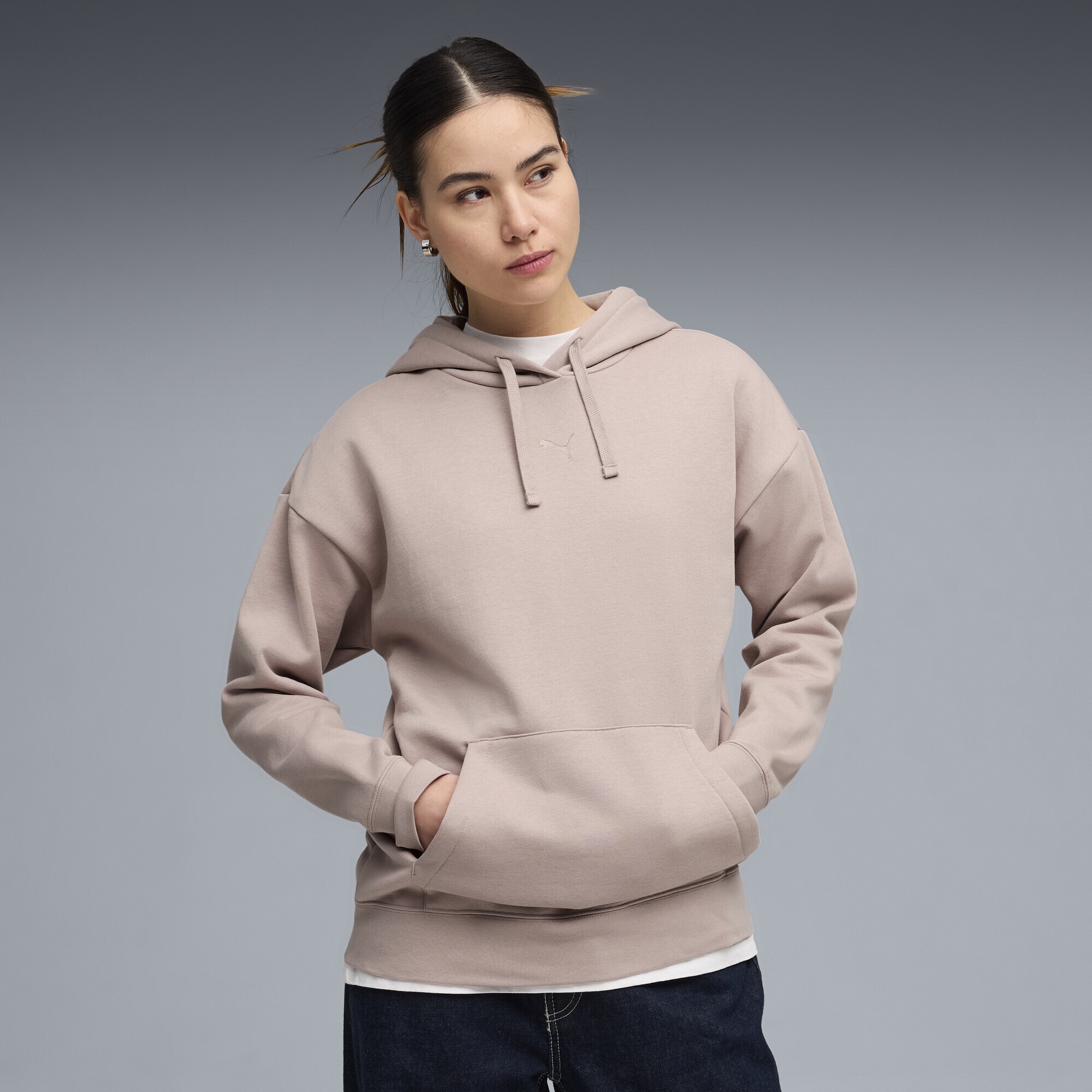 PUMA Hoodie "Essentials Fleece Relaxed Hoodie Damen" günstig online kaufen