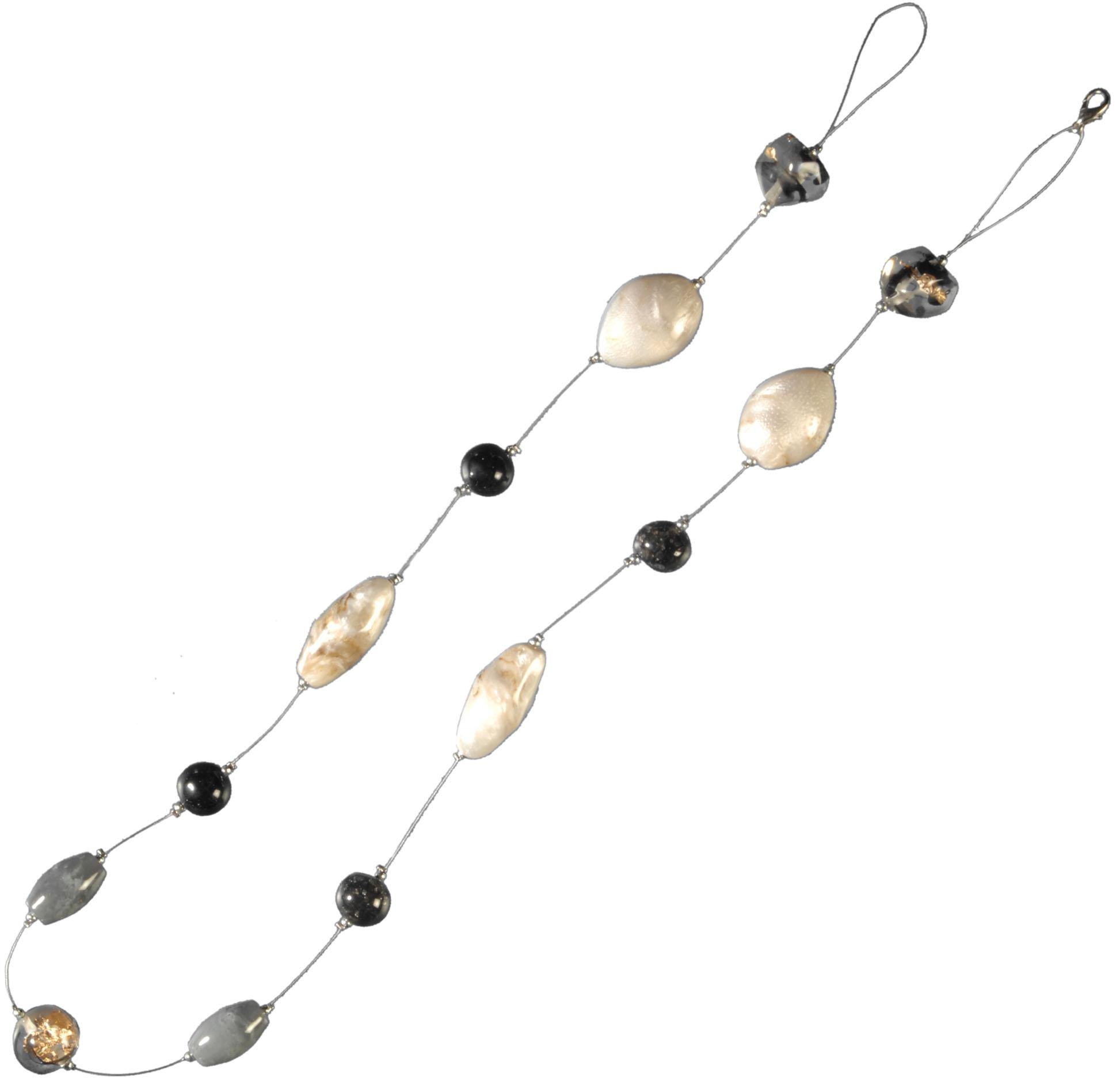 Liedeco Dekokette "Granit" zur Dekoration von Seitenschals, Gardinen günstig online kaufen