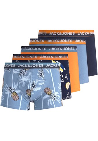 Jack & Jones Boxer »SUMMERVIBES TRUNKS 5«, (Packung, 5 St., 5er-Pack), mit Logobündchen kaufen