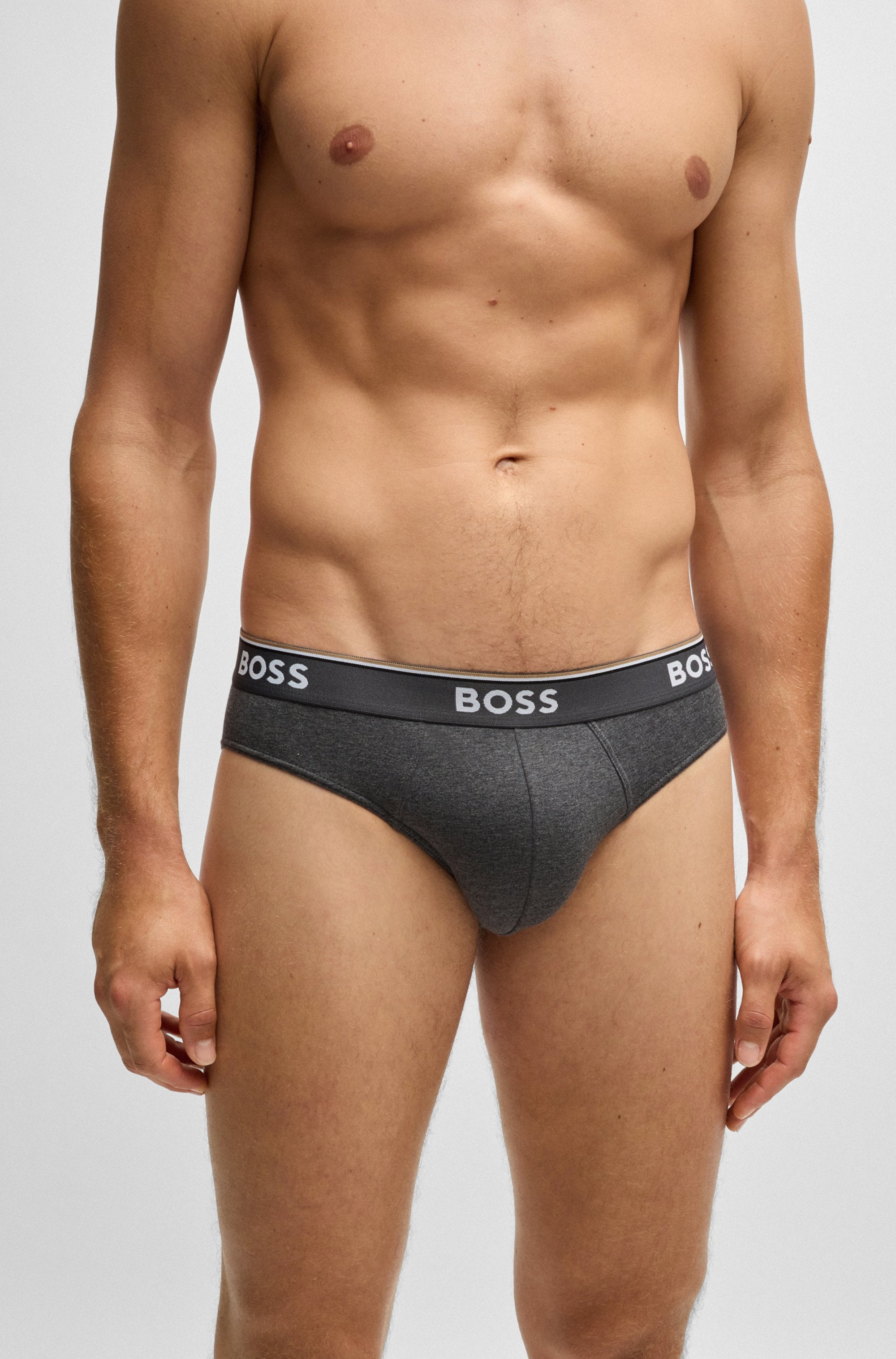 BOSS Slip, (Packung, 3er-Pack), mit Logo Webbund