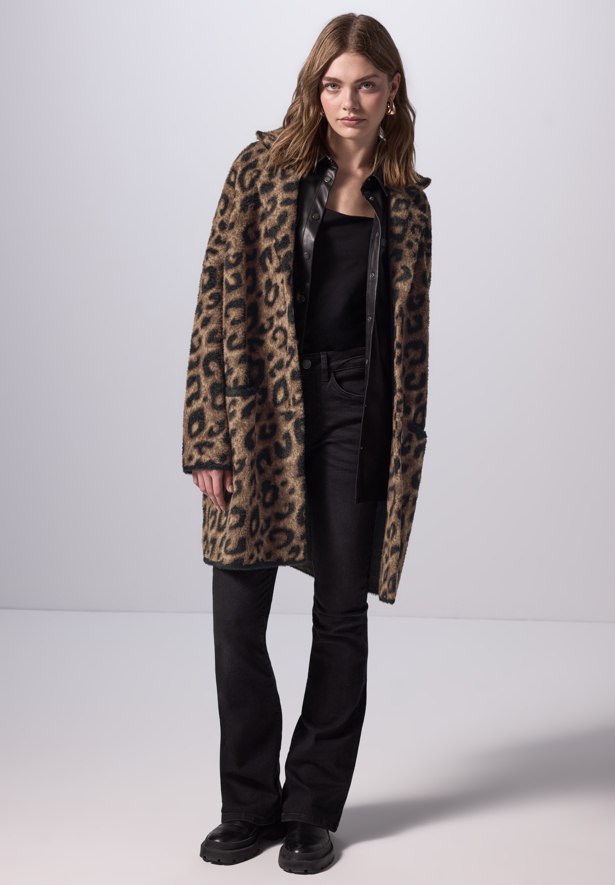 Thumbnail - STREET ONE STUDIO Longstrickjacke, mit Reverskragen