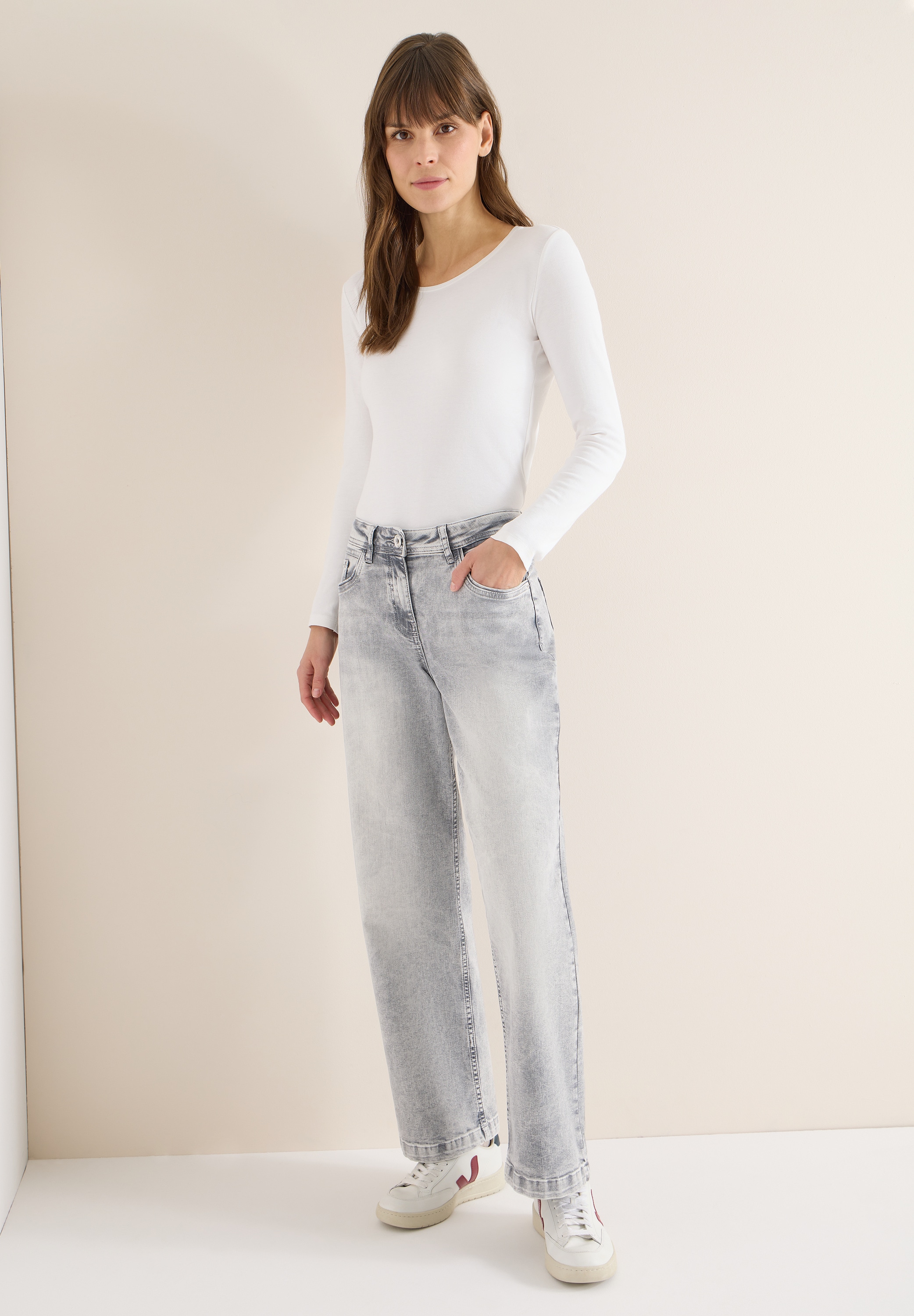 Cecil Loose-fit-Jeans High Waist