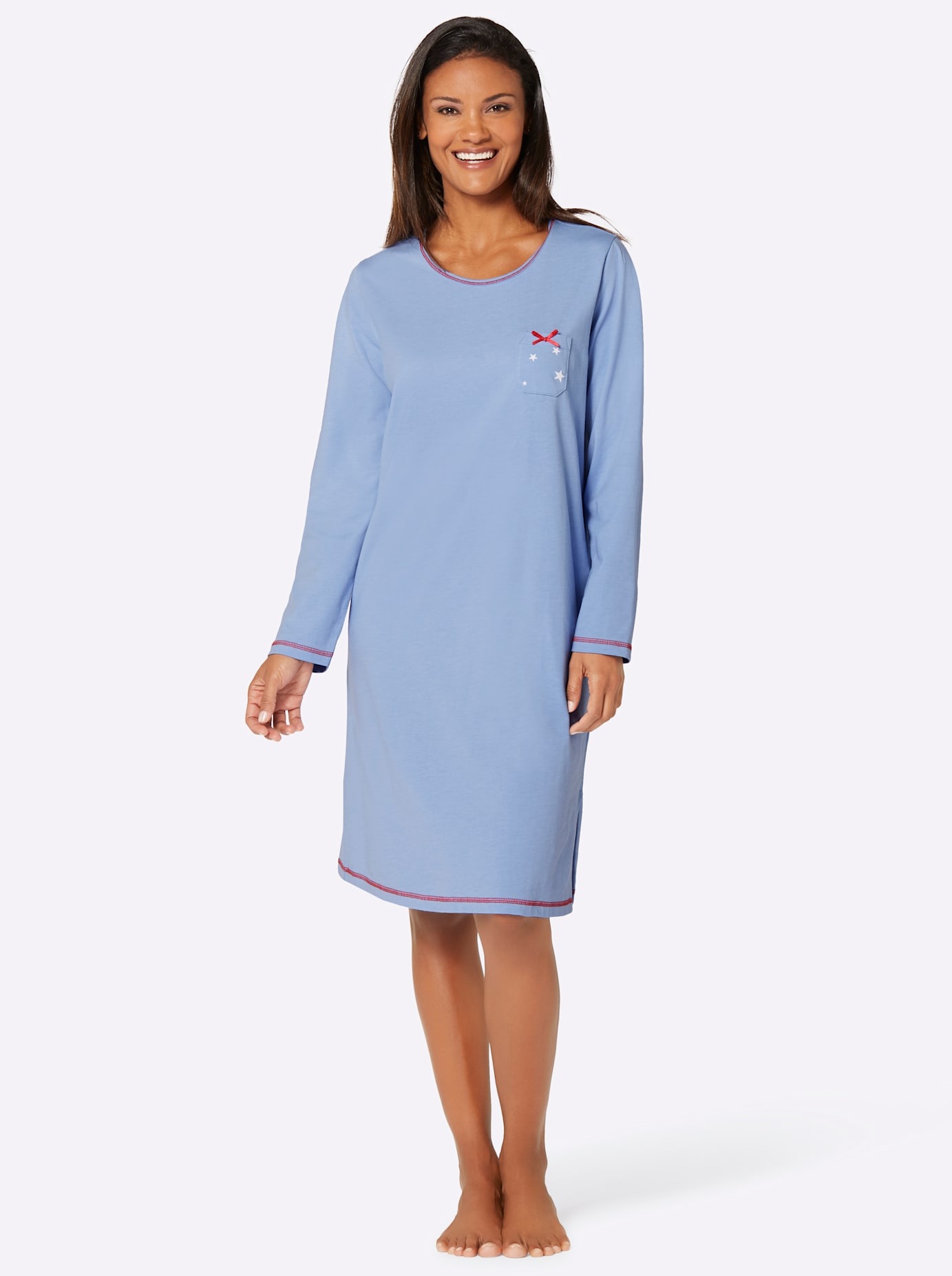 wäschepur Sleepshirt "Sleepshirts" Brusttasche günstig online kaufen