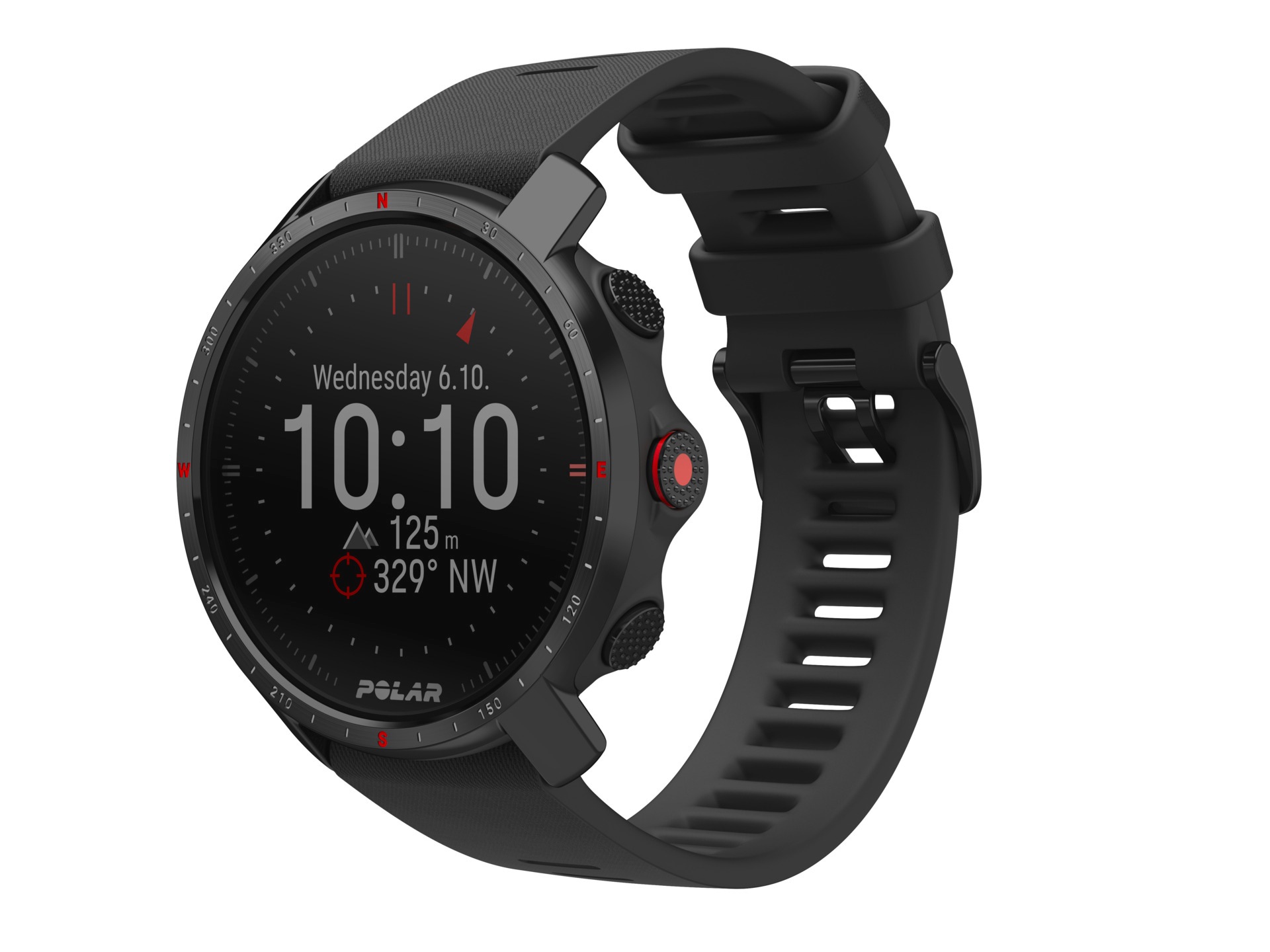 POLAR Smartwatch "GRIT X PRO", schwarz, Smartwatches, GPS Navigation 10 ATM