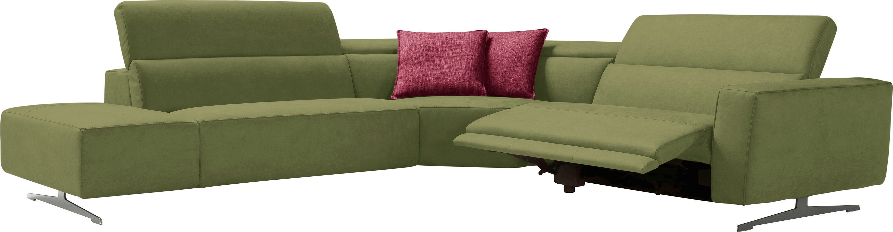 Thumbnail - Egoitaliano Ecksofa "Stefanie-e, Designsofa der Extraklasse, bequem mit hohem Sitzkomfort", mit Relaxfunktion und verste...