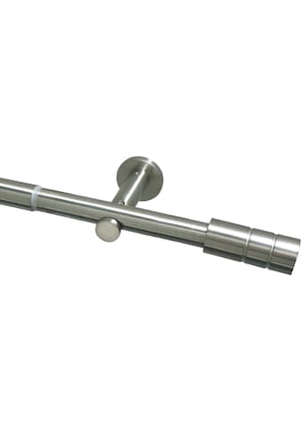 Gardinenstange »Gardinenstangen Set Metall 22/25 mm«, 1 läufig-läufig, ausziehbar, 1-Lauf