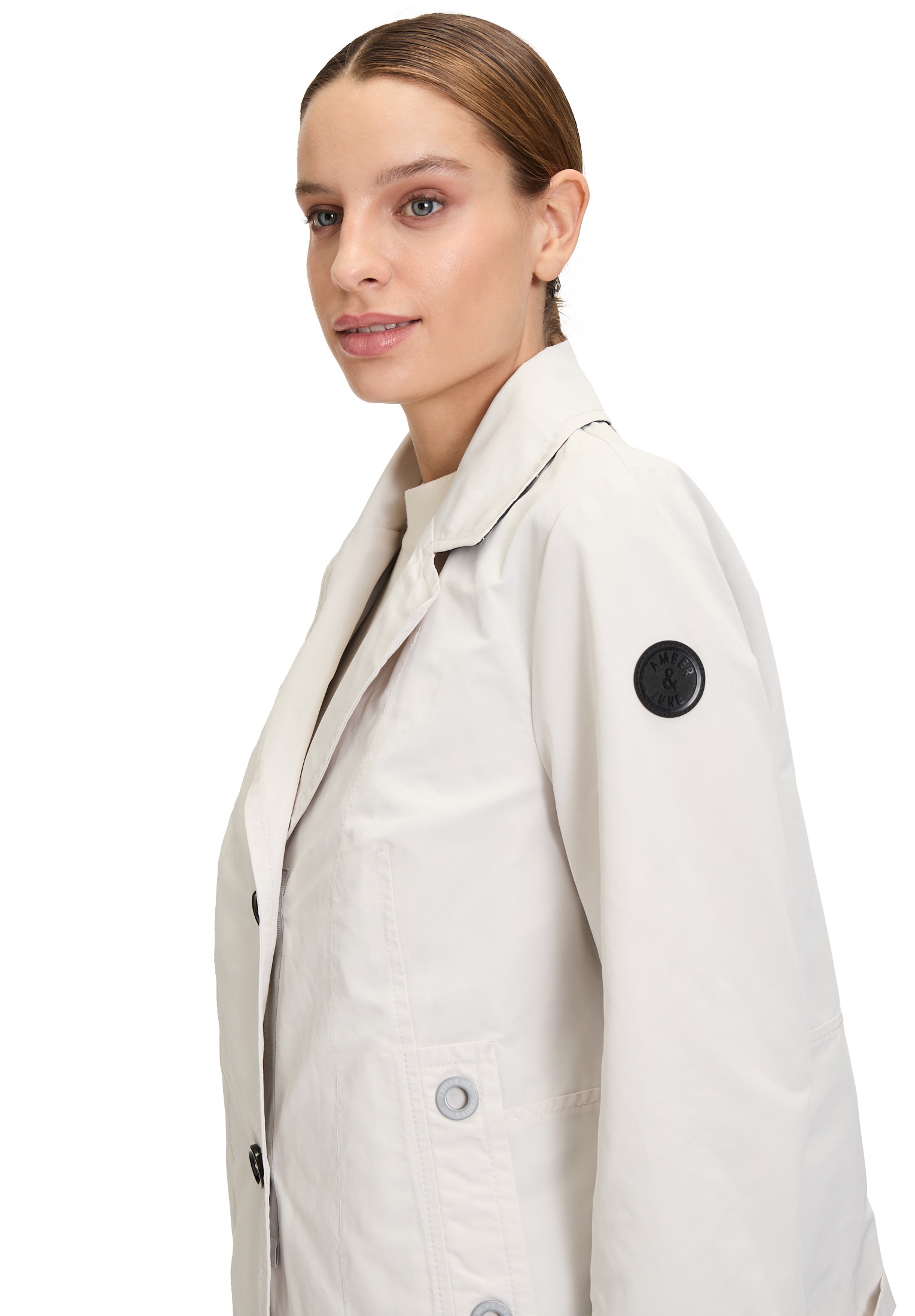 Amber & June Outdoorjacke »Amber & June Übergangsjacke mit abnehmbarem Westenteil«