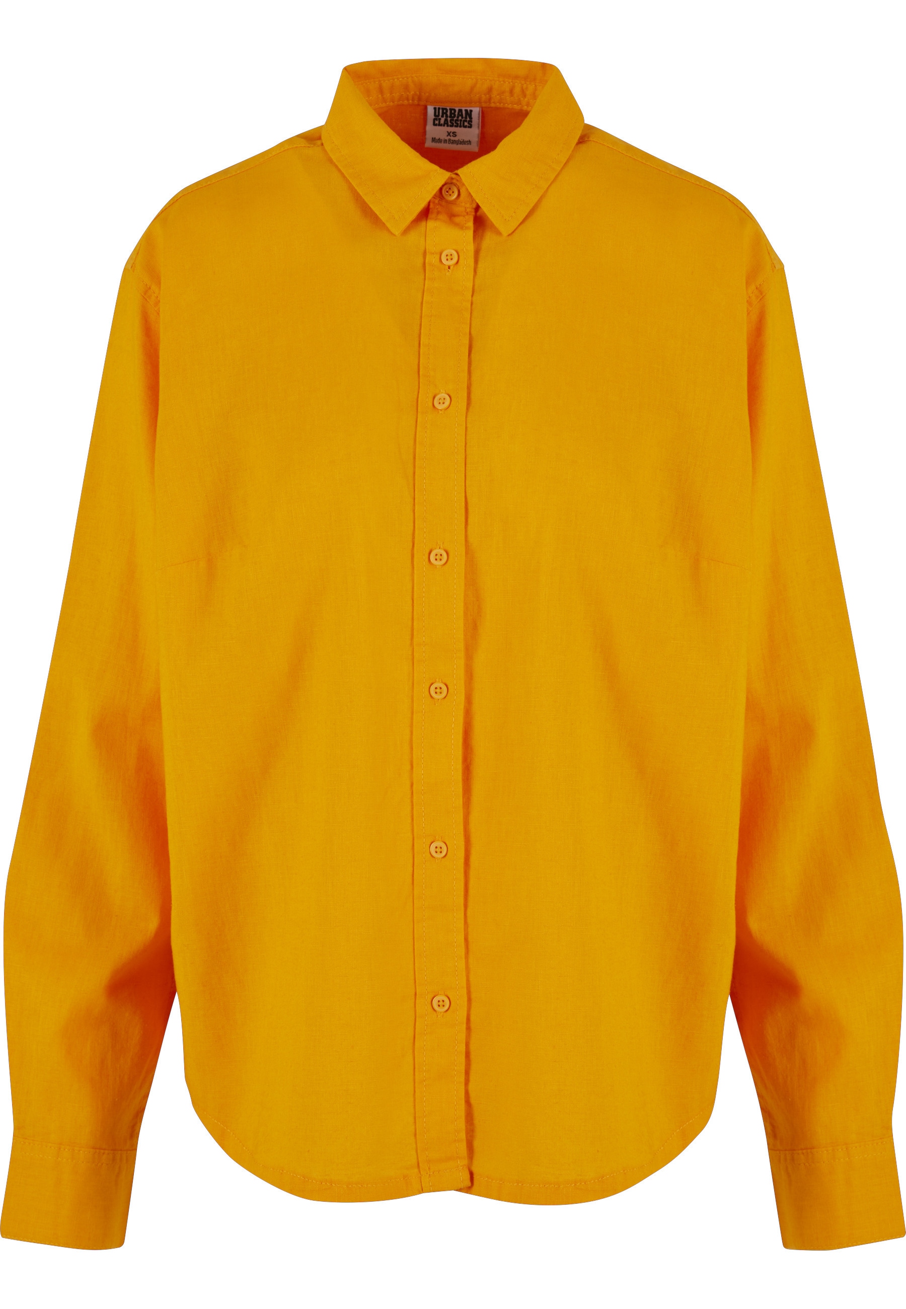 URBAN CLASSICS "Urban Classics Damen Ladies Linen Mixed Oversized Shirt"