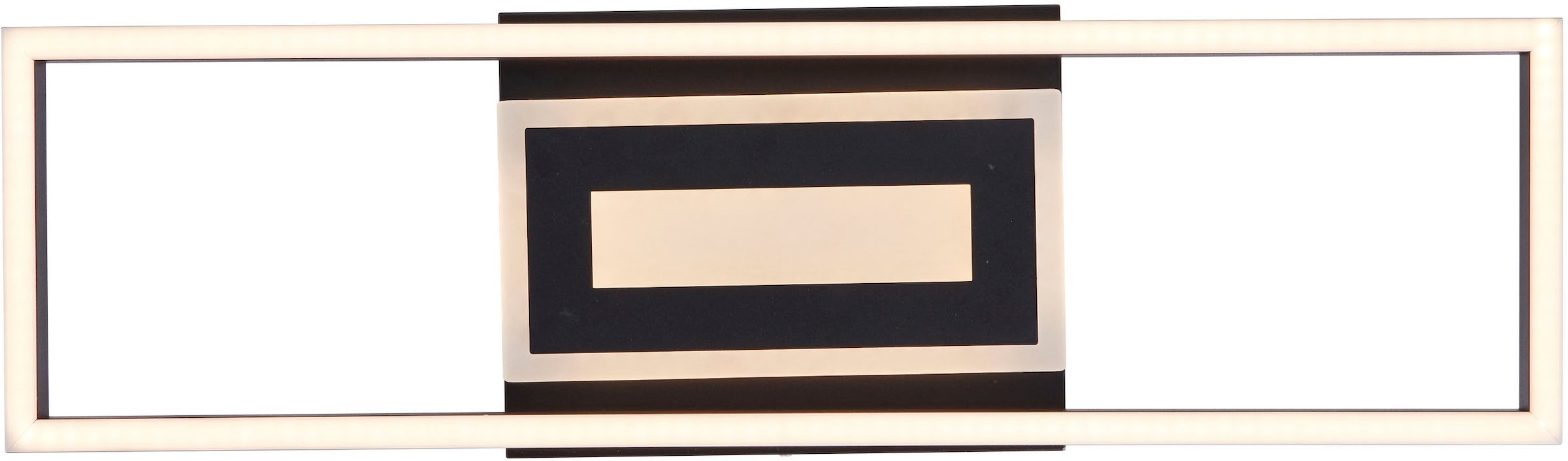 BreLight LED Deckenleuchte »Besson«, 55 x 16 cm, 2900 lm, 3000 K, Metall/Kunststoff, schwarz