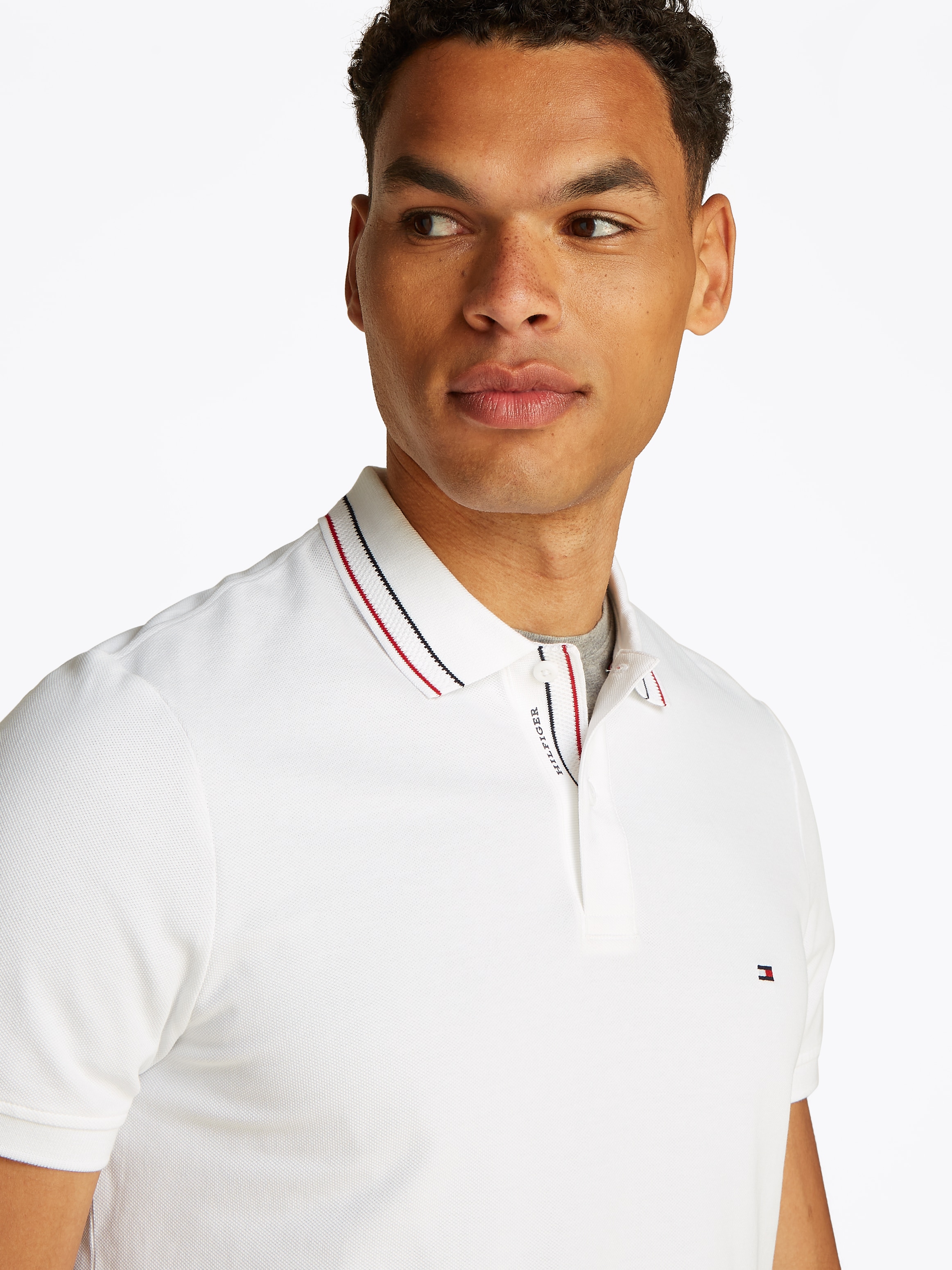 Tommy Hilfiger Poloshirt PLACKET INTEREST REG POLO günstig online kaufen