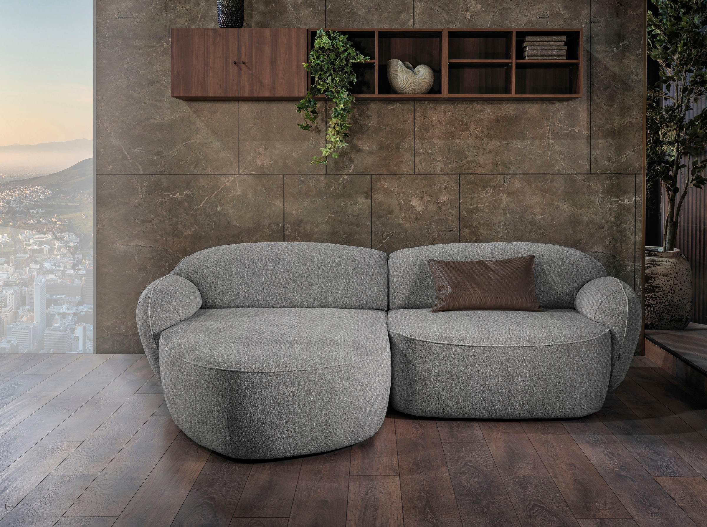 furninova Ecksofa Bubble, komfortabel durch Memoryschaum, im skandinavischen Design