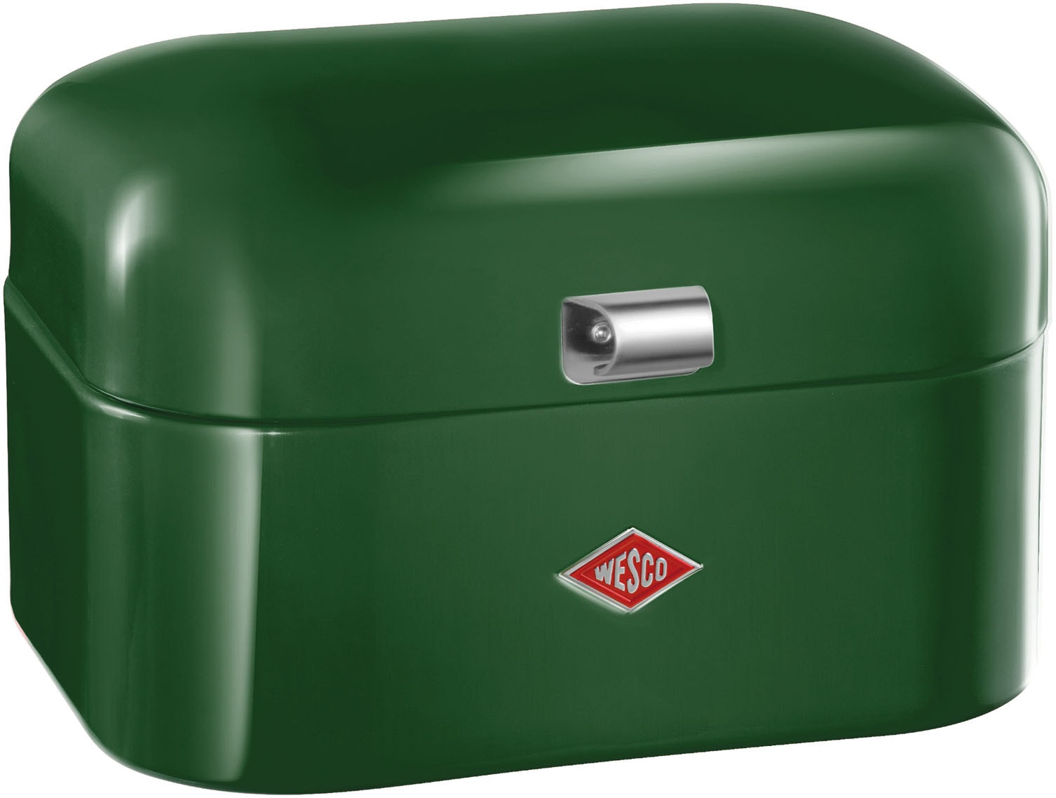 WESCO Brotkasten "Single Grandy - Brotdose" Lüftungslöcher auf der Rückseite, Metallschaniere