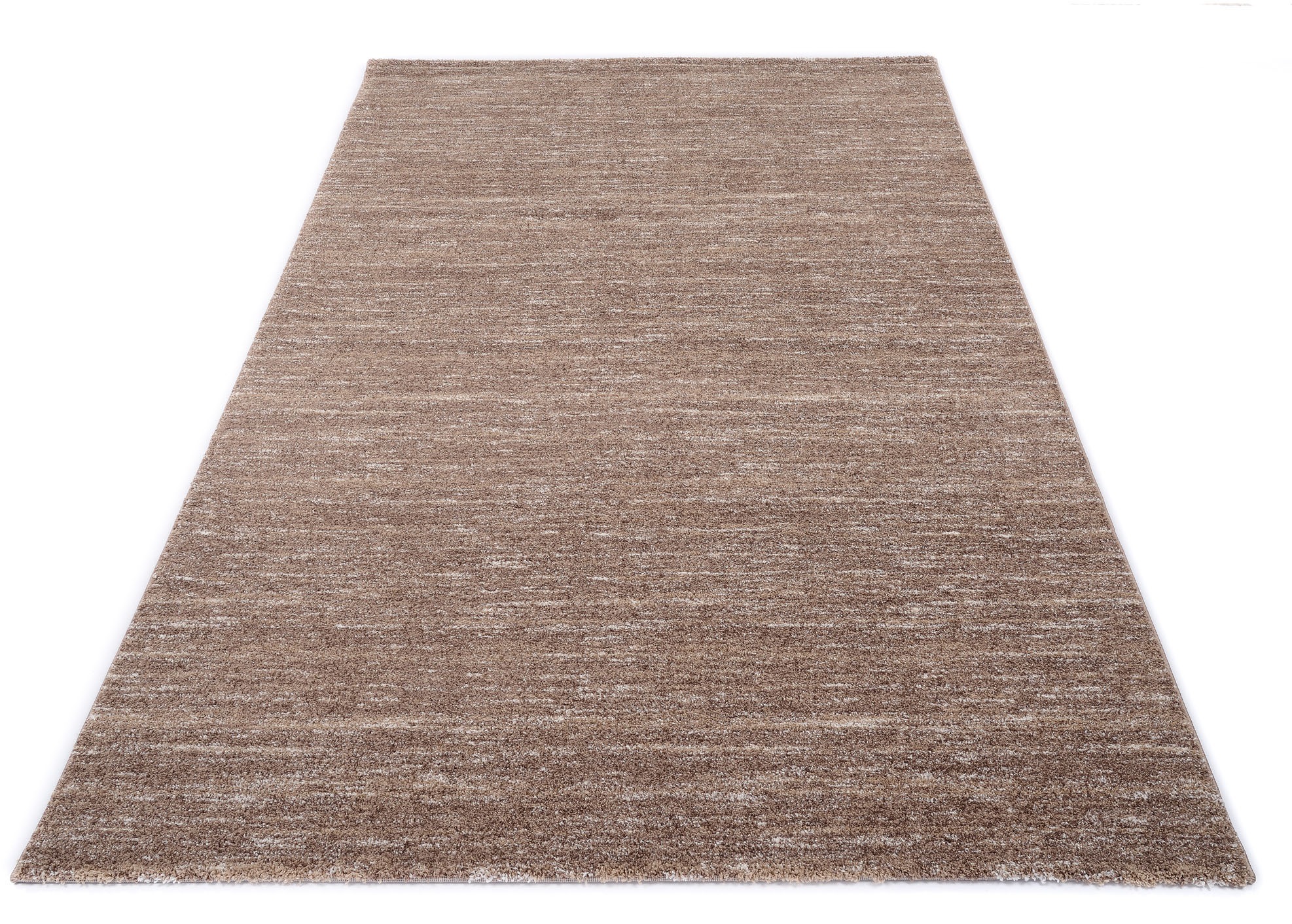 Teppich OCI DIE TEPPICHMARKE "Sofi Lori" Gr. 3, braun, B:120cm H:12mm L:170cm, Kunstfaser, Teppiche, Teppich, Frisé Teppich, Kurzflor, Wohnzimmer